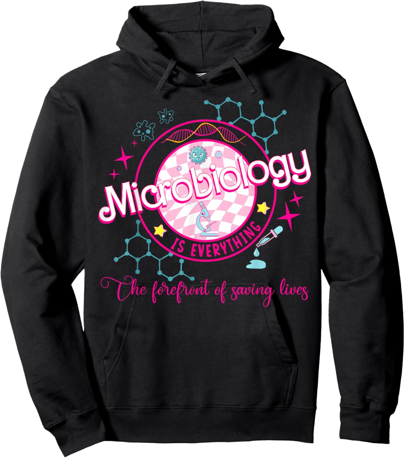 Microbiology is Everything The Lab Tech's Prayer Lab Week Hoodie - Hoodie | Black
