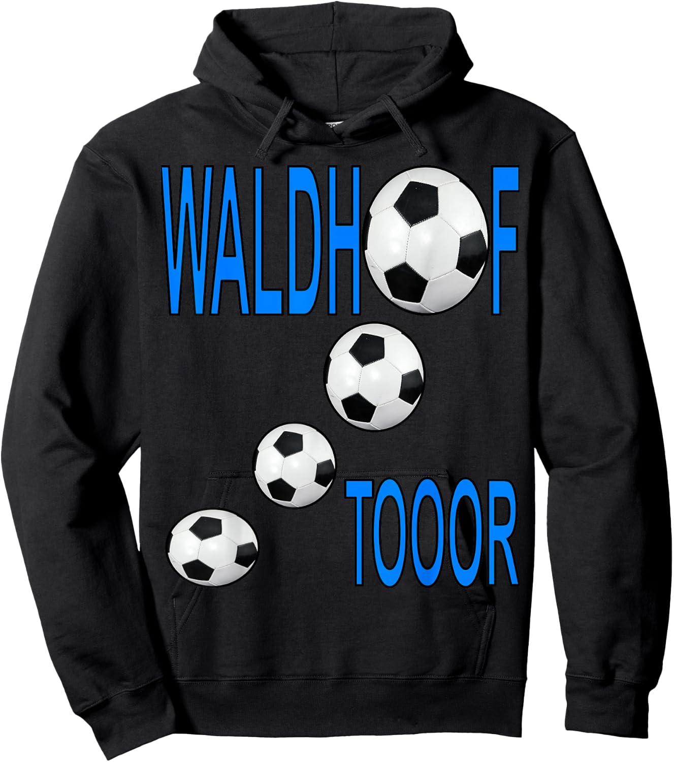 Born in Mannheim, Waldhof, Gift, , black Hoodie - Hoodie | Black