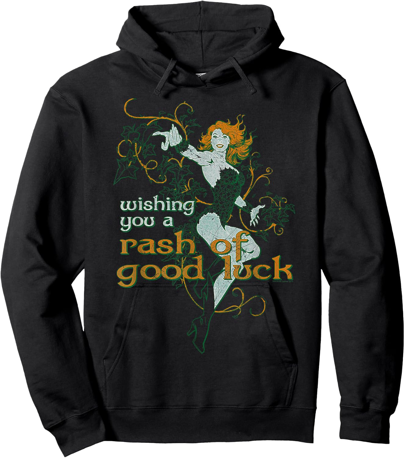 Batman Poison Ivy Rash of Good Luck Hoodie - Hoodie | Black