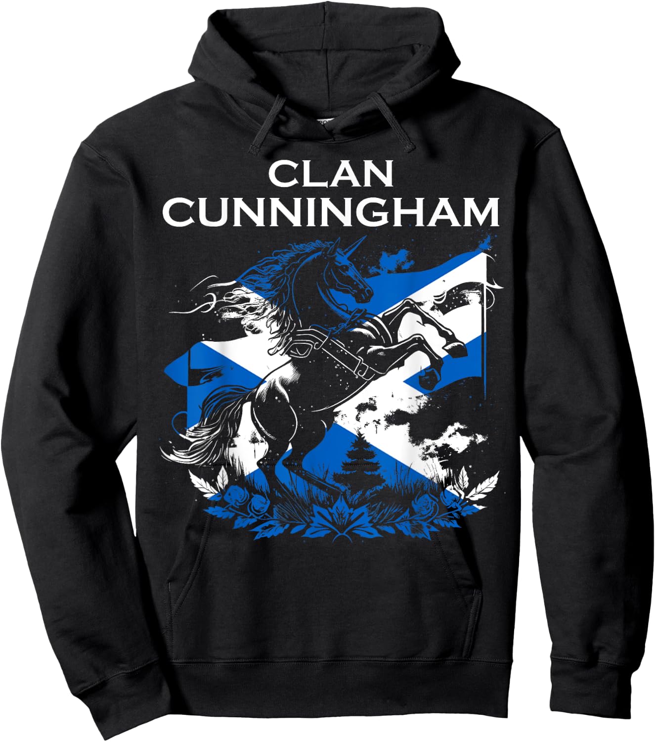 Cunningham Clan Family Last Name Scotland Scottish Hoodie - Hoodie | Black