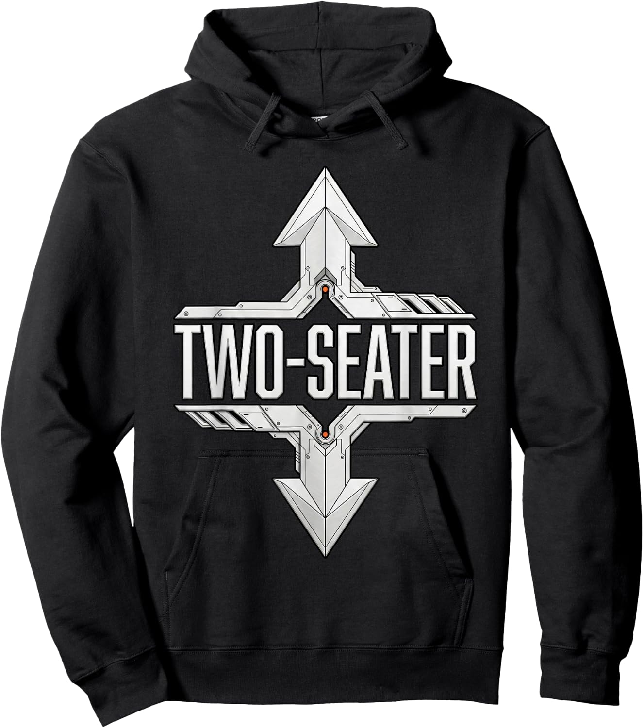 Two Seater, Two-Seater, 2 Seater Hoodie - Hoodie | Black