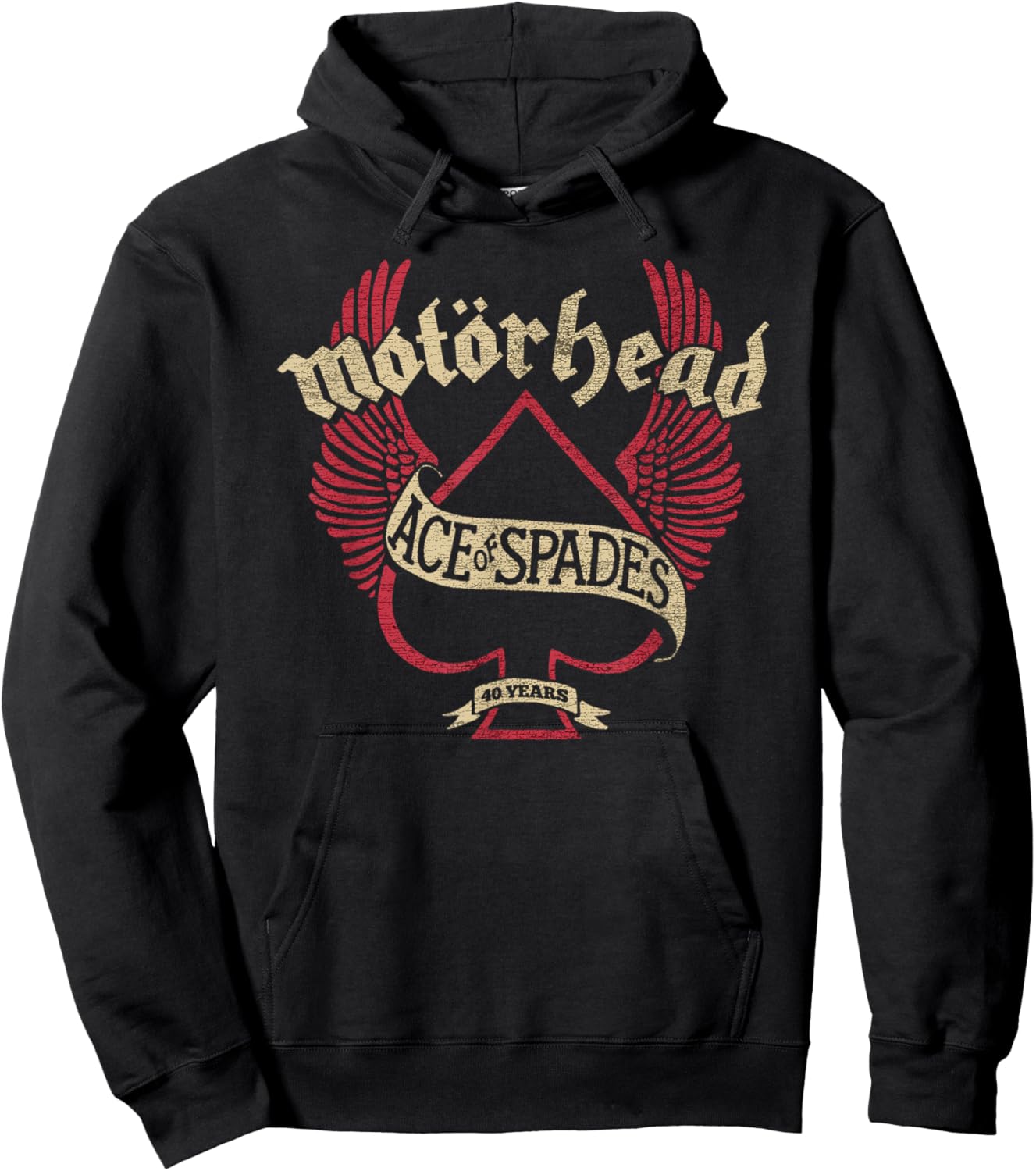 Motörhead Spade Wings Hoodie - Hoodie | Black