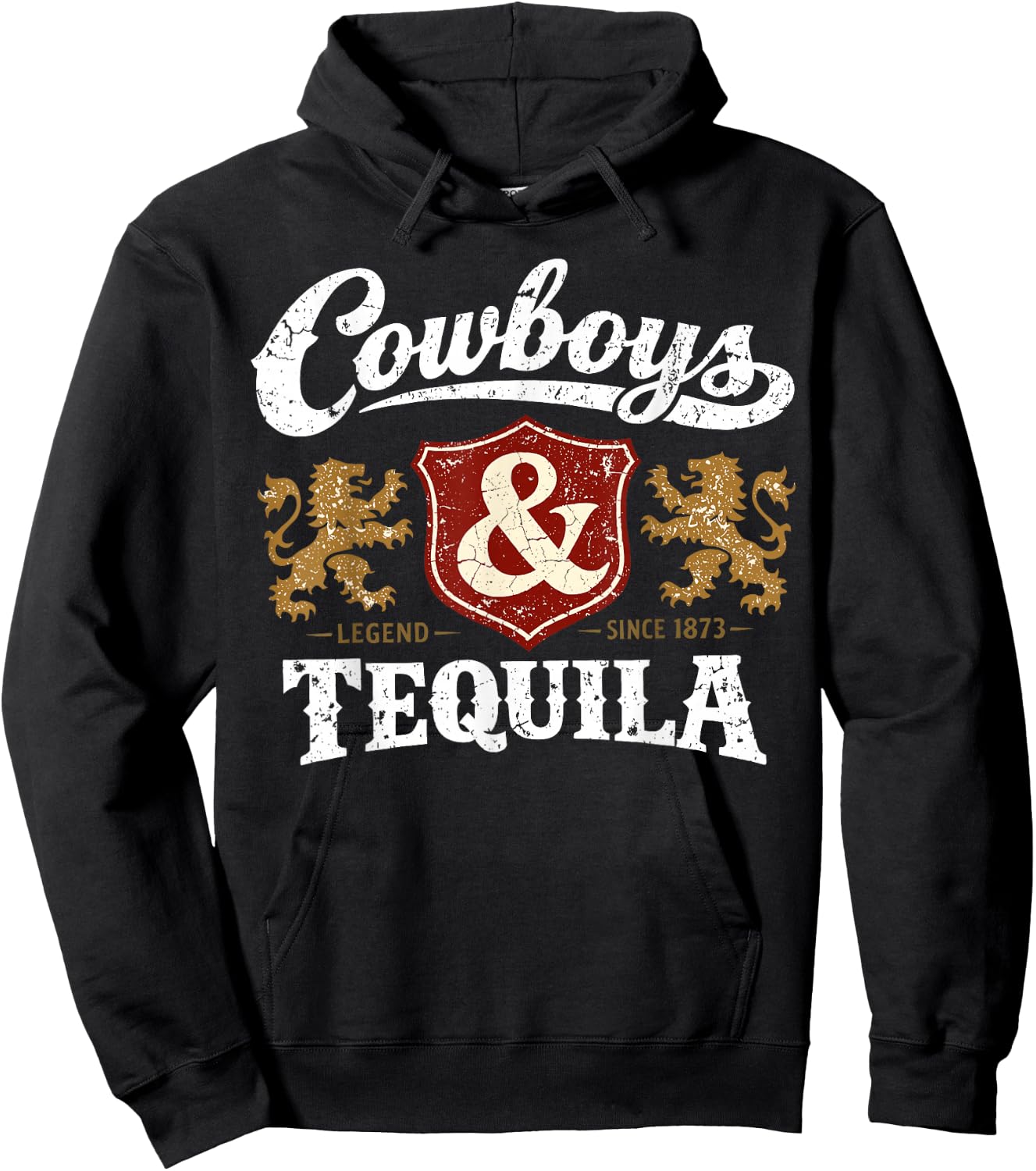 Cowboys and Tequila Outfit Rodeo Western Country Hoodie - Hoodie | Black