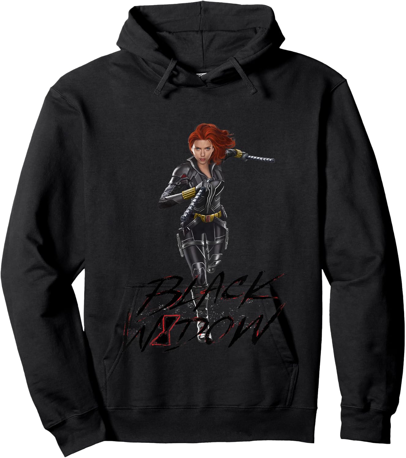 Kids Black Widow Movie Running Black Widow , white, 2 Hoodie - Hoodie | Black