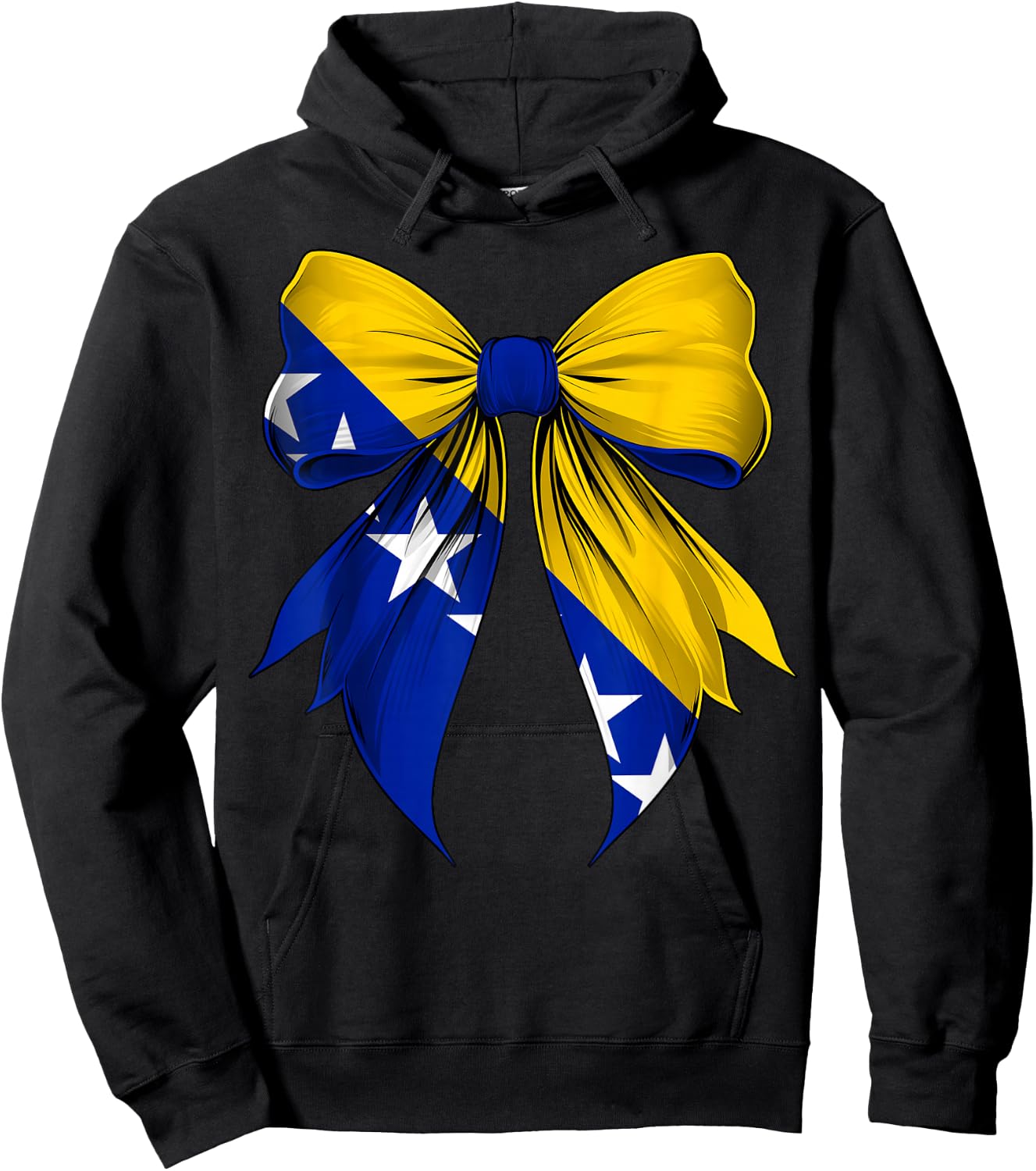 Bosnien-Herzegowina-Flagge, Bosnien und Herzegowina, Band Hoodie - Hoodie | Black