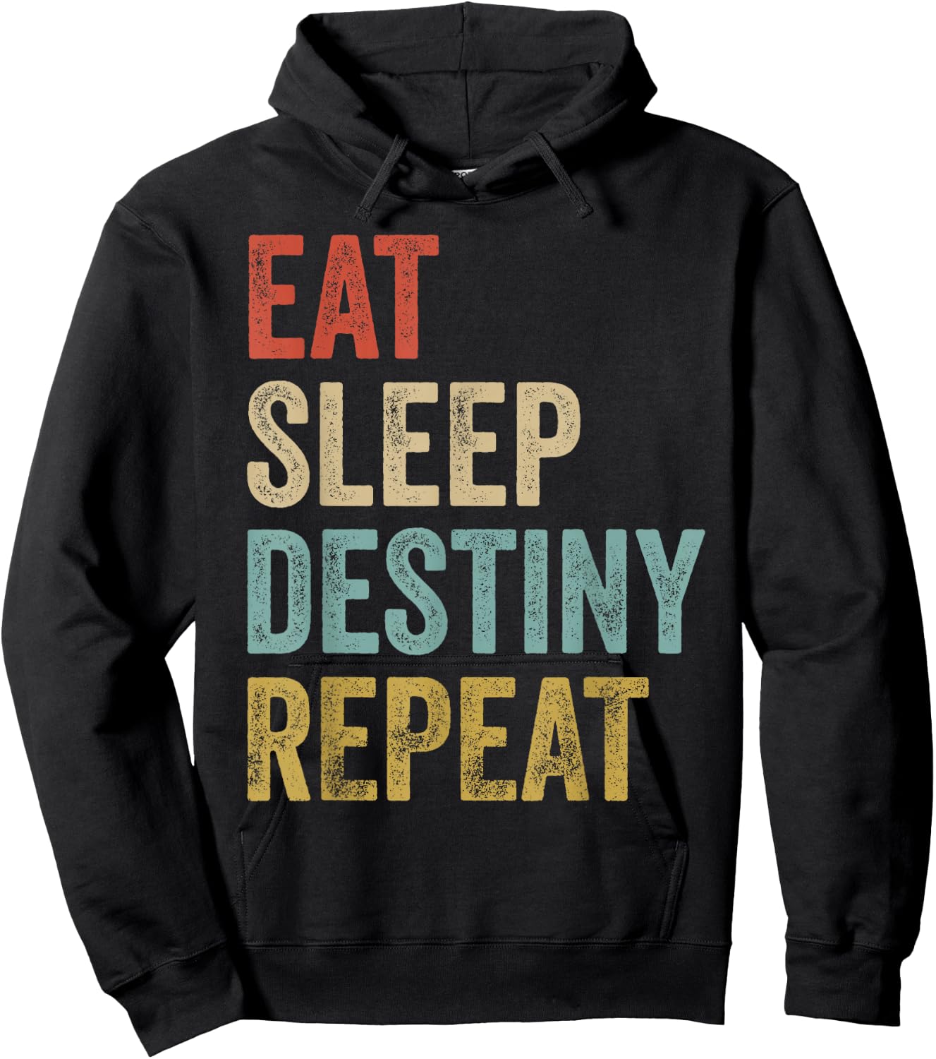 Eat Sleep Destiny Wiederholung Gamers Outfit Hoodie - Hoodie | Black