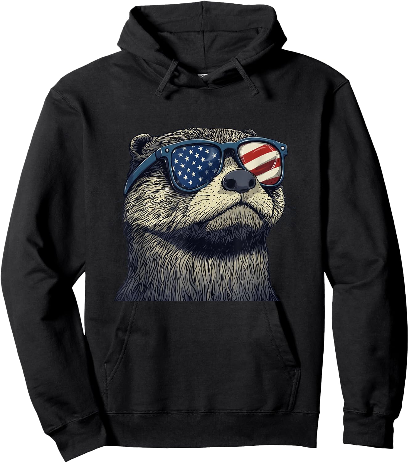 Rocking America Sunglasses Hoodie - Hoodie | Black