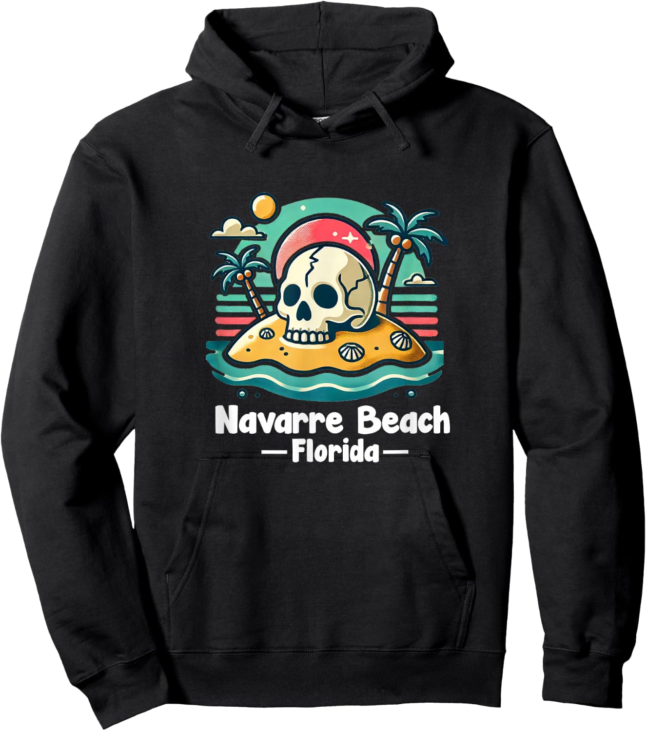 Navarre Beach Florida Souvenir Men Women Girl Boy Hoodie - Hoodie | Black
