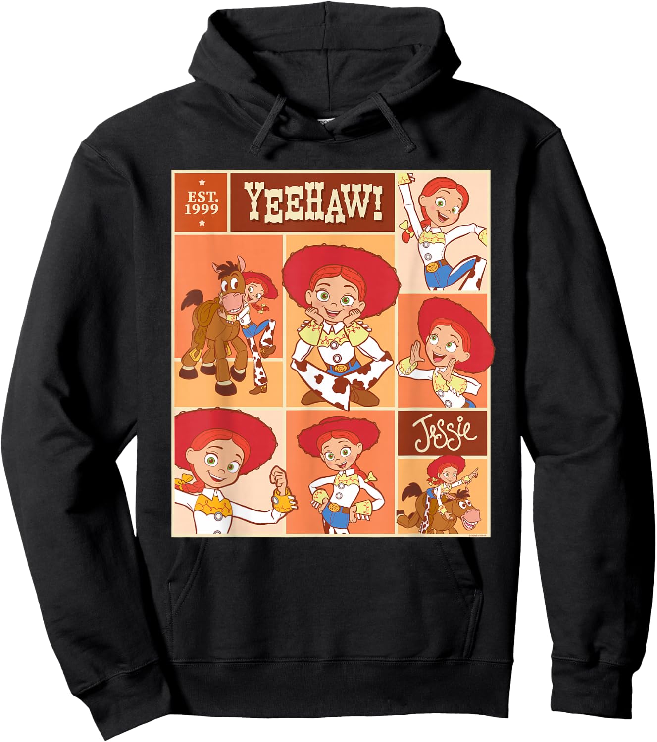 Disney and Pixar's Toy Story Jessie & Bullseye Signature Hoodie - Hoodie | Black