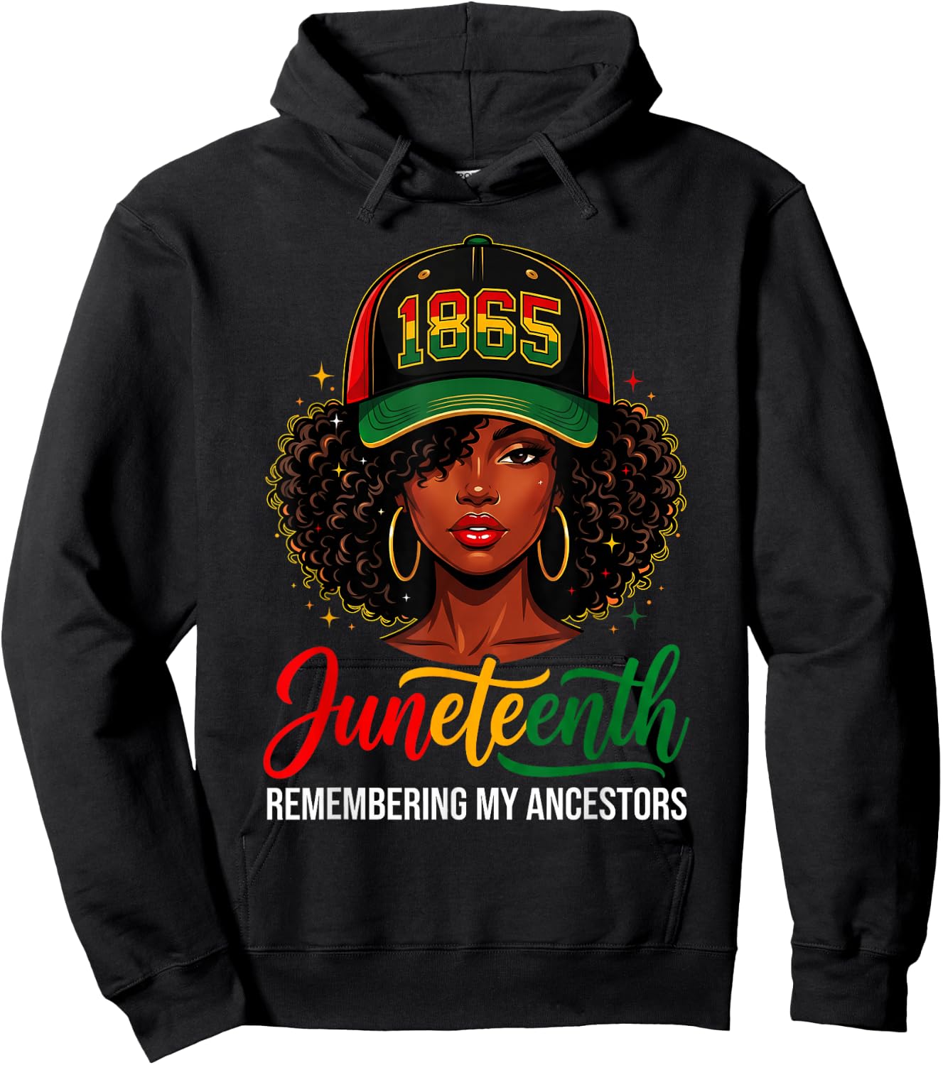 Juneteenth Remembering My Ancestors Black History Women Girl Hoodie - Hoodie | Black