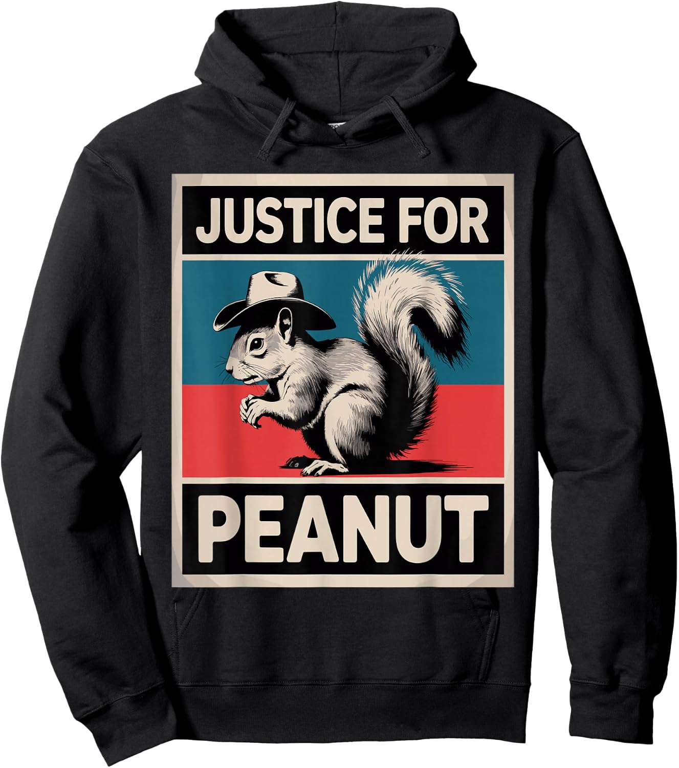 Justice for Peanut The Squirrel - The Squirrel P-nut Hoodie - Hoodie | Black