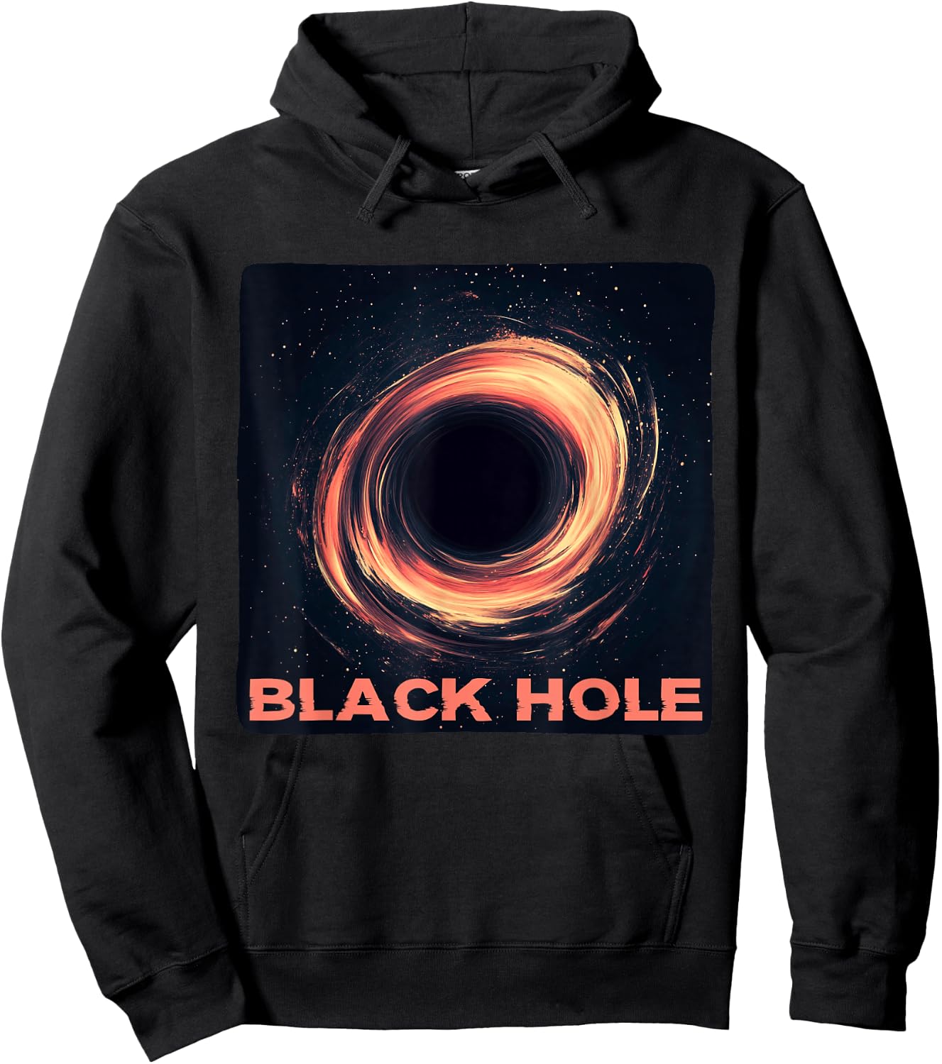 Cute Black Hole for Adults and Kids , Black, S Hoodie - Hoodie | Black