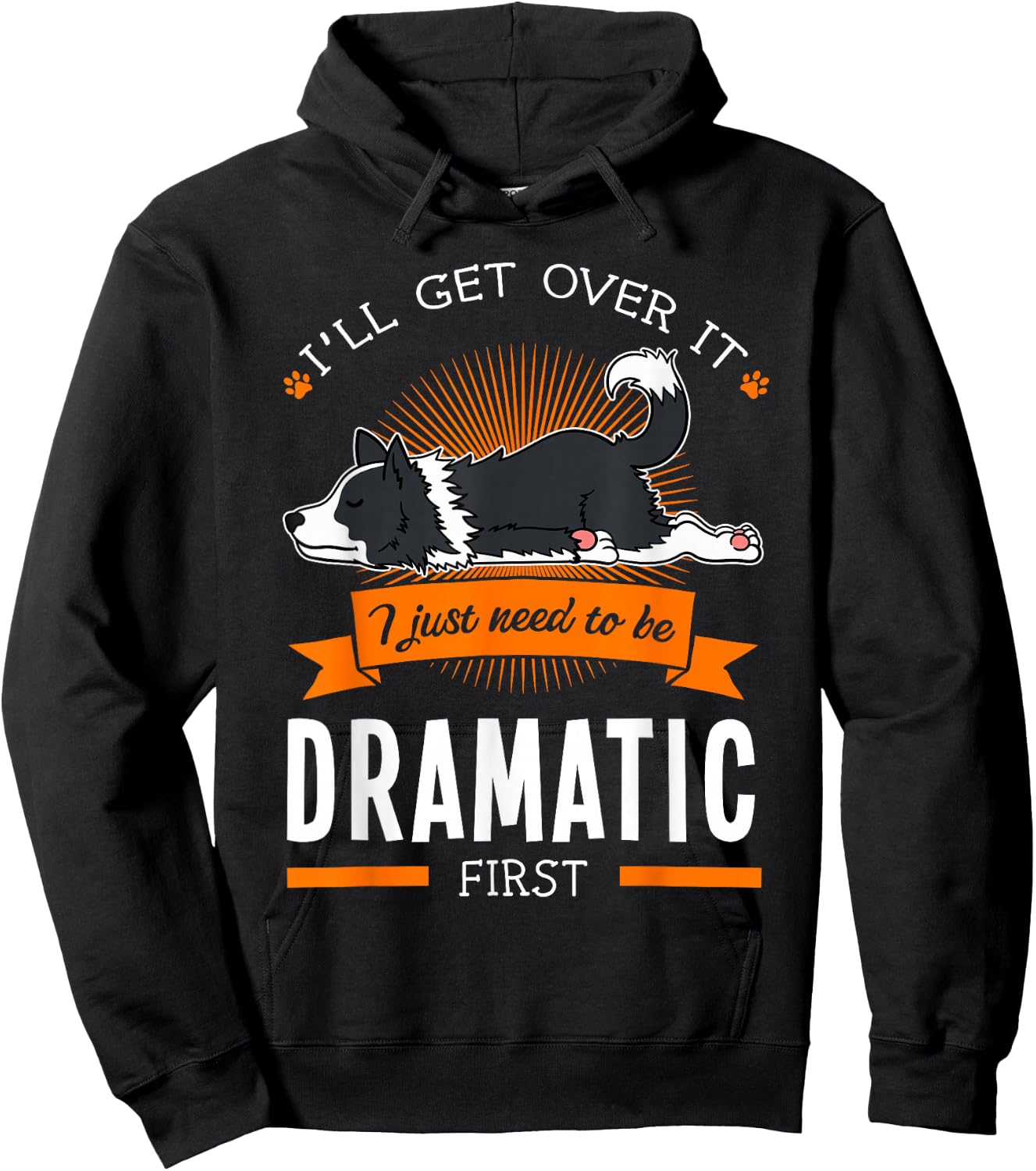 Border Collie Owner Veterinarian Sheep Herding Fur Parent Hoodie - Hoodie | Black