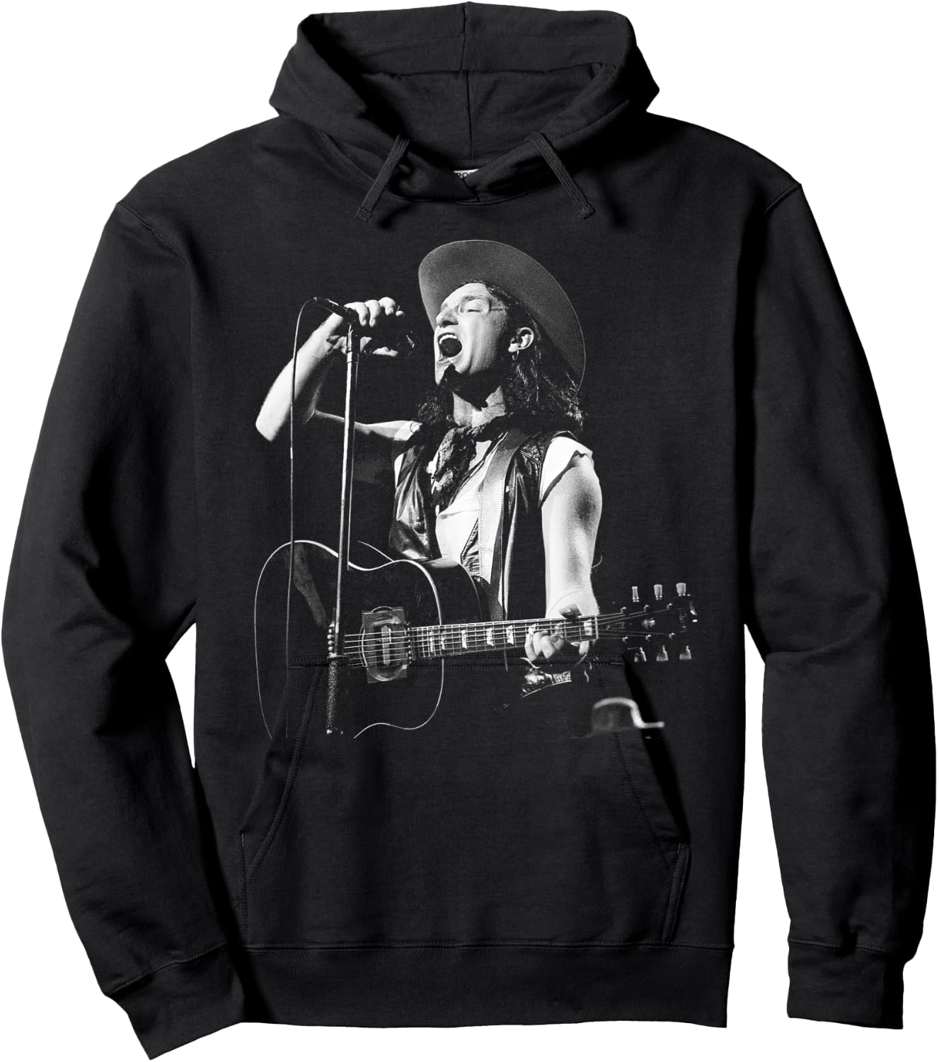 U2 Bono singt live im Birmingham NEC 1987 Hoodie - Hoodie | Black