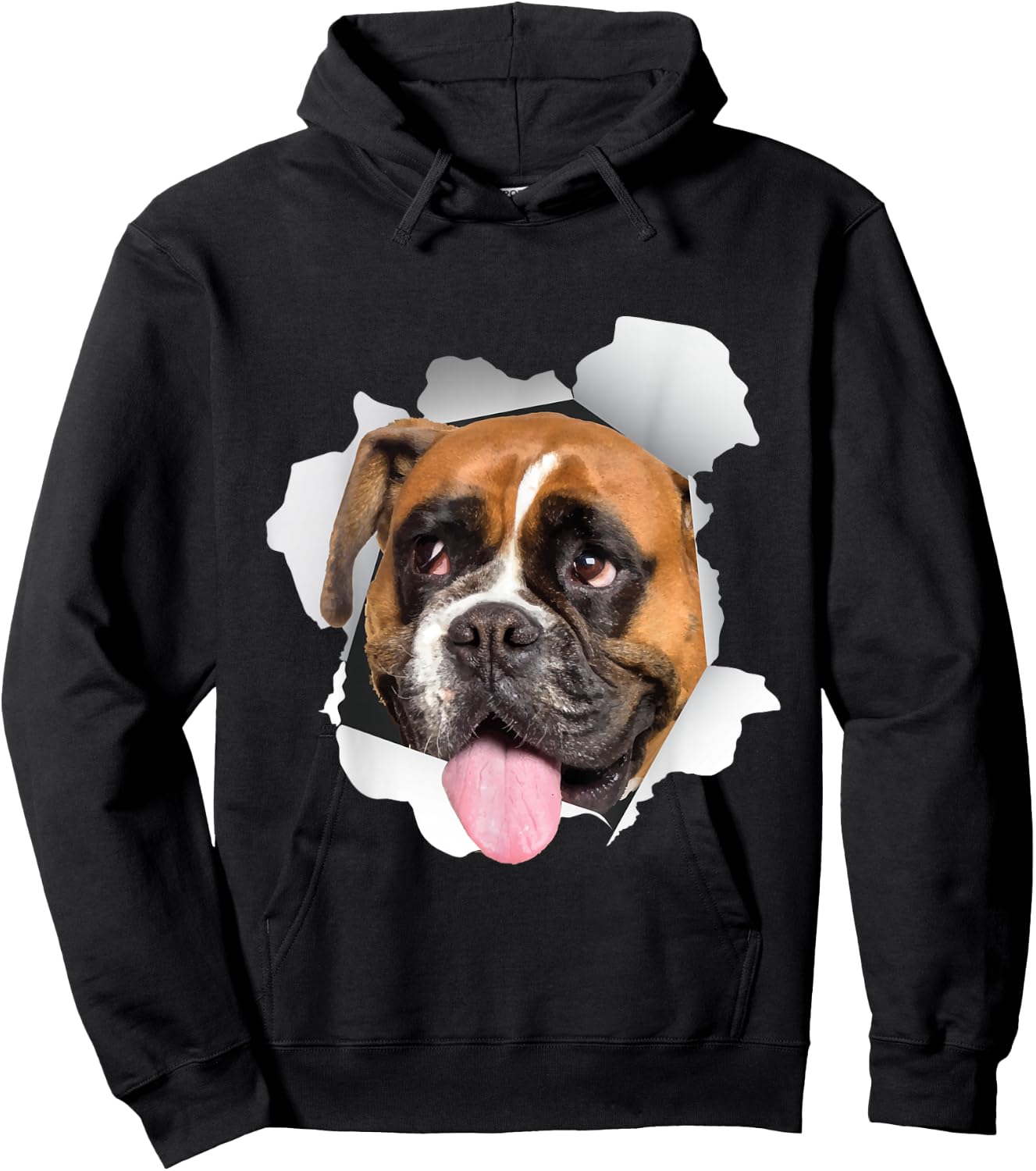 Sneaking Boxer Dog - Animal Breeder Puppy Veterinarian Hoodie - Hoodie | Black