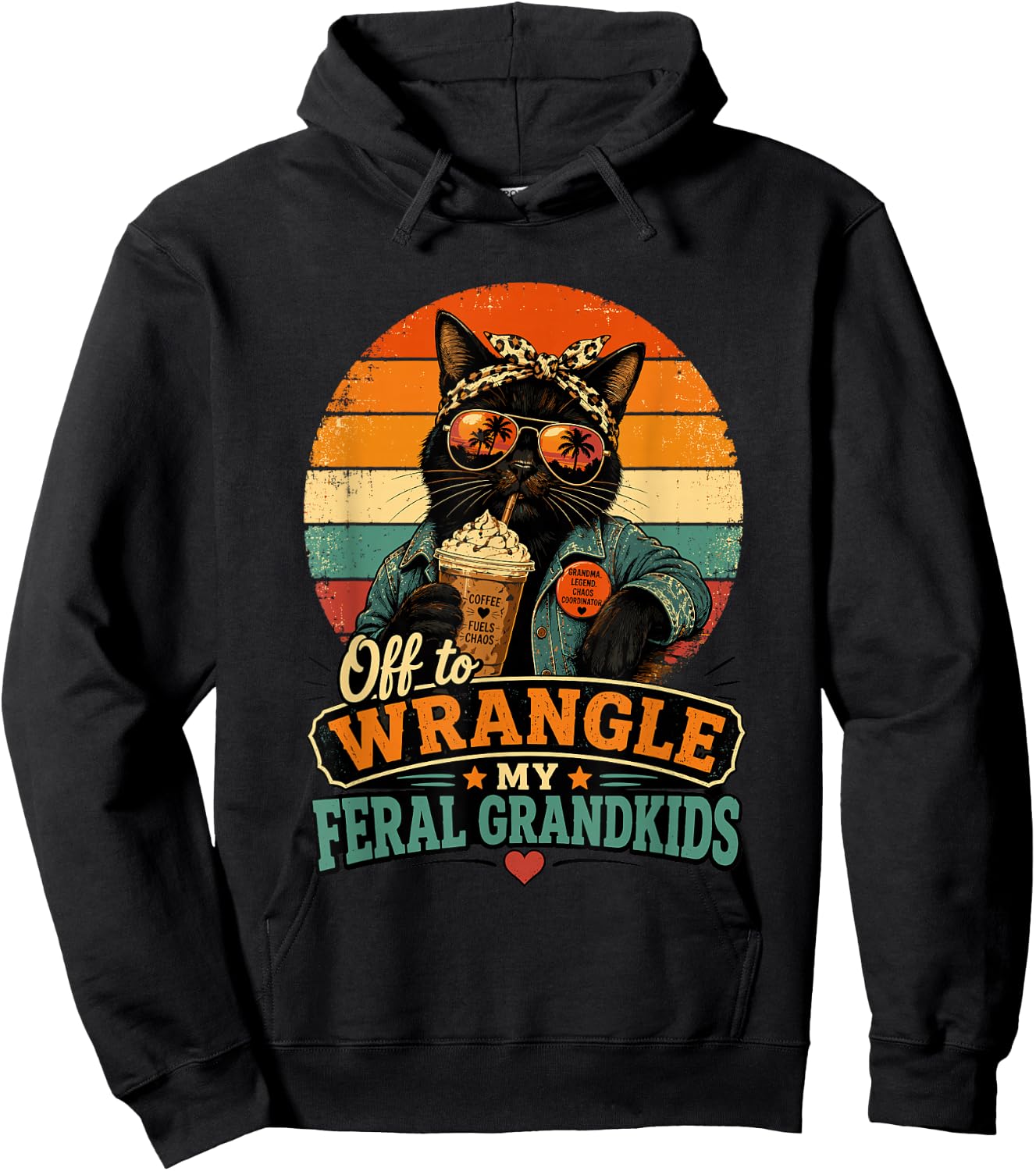 T-Shirt Hoodie - Hoodie | Black