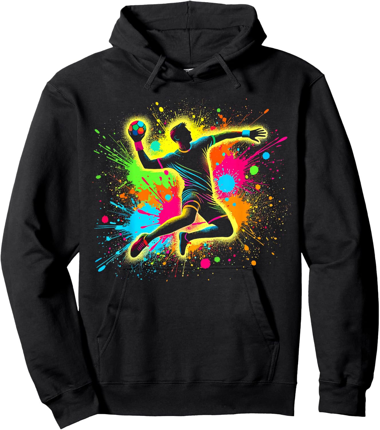 Handball & Handball Graphic | , Boys & Teens Hoodie - Hoodie | Black