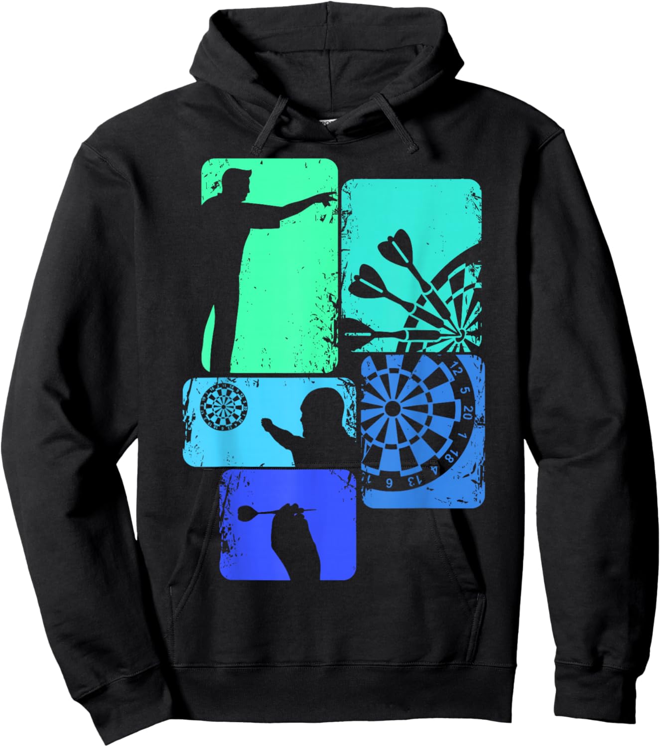 Darts Darts Men's , Black, S Hoodie - Hoodie | Black