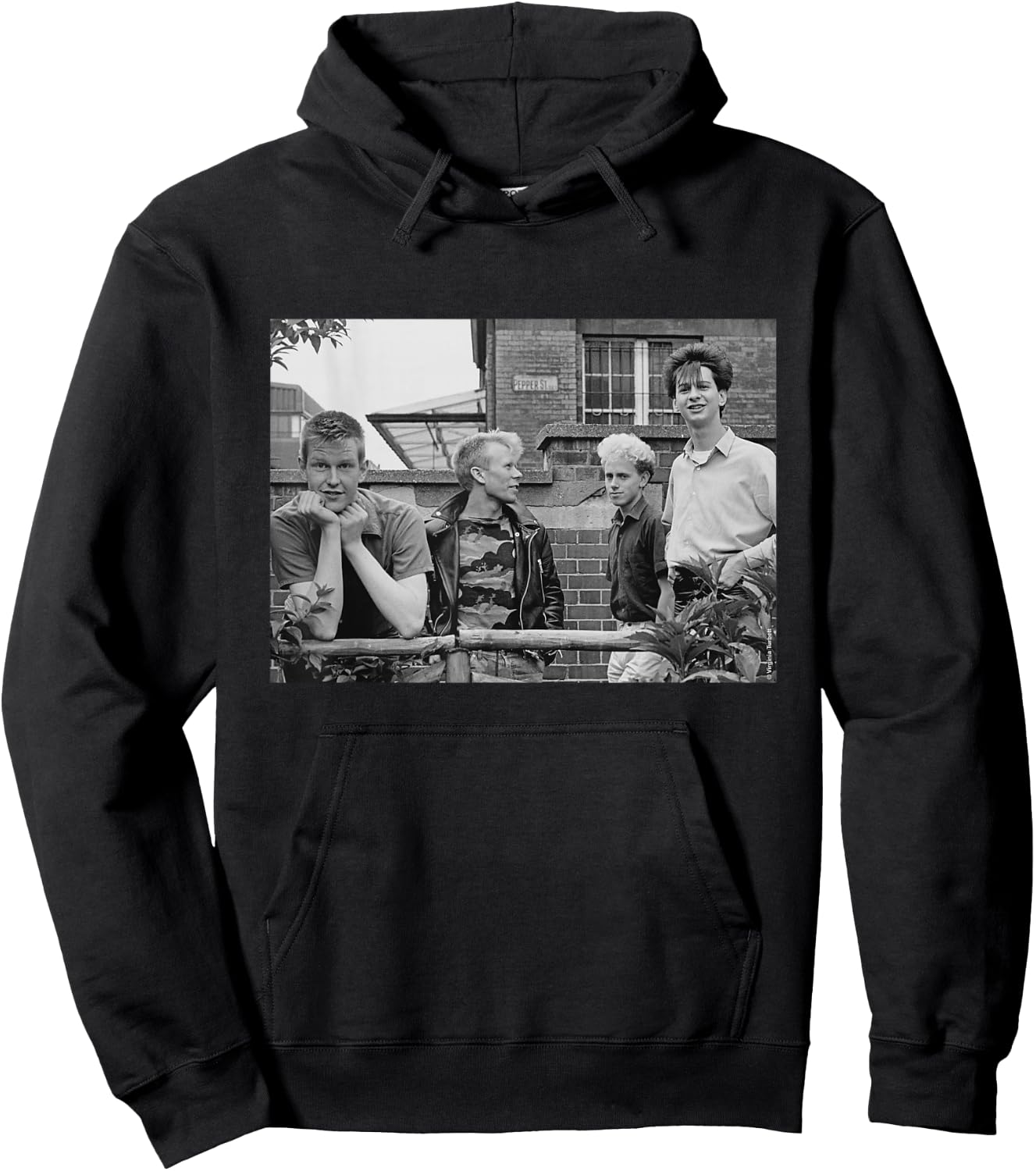 David Gahan by Depeche Mode Live 1981 by Virginia Turbett Hoodie - Hoodie | Black