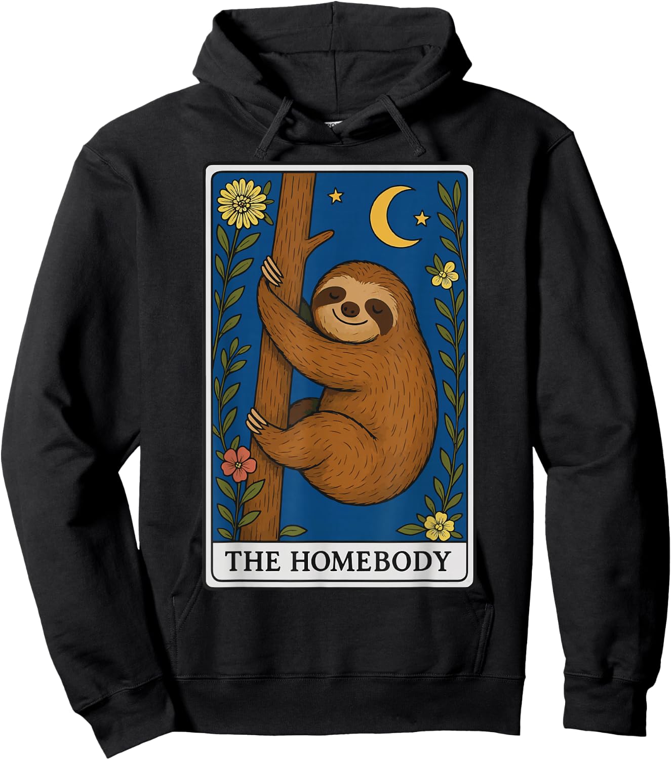 The Homebody Tarot Card Hoodie - Hoodie | Black