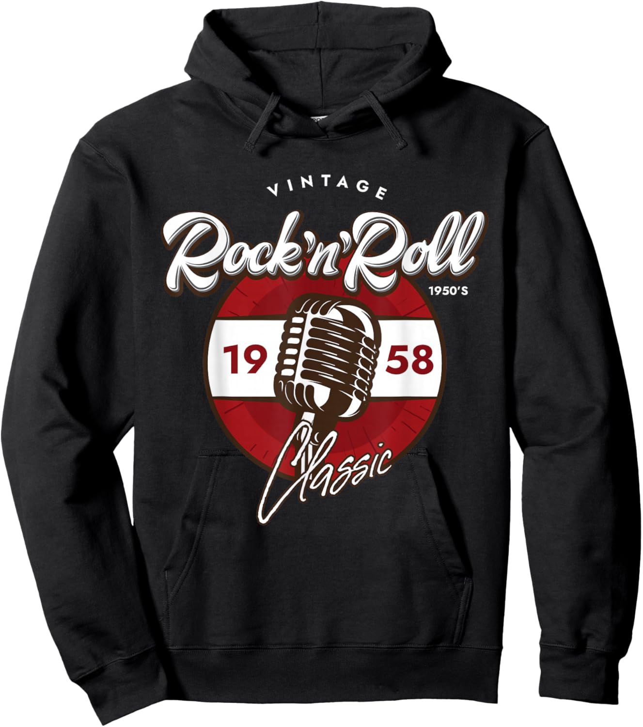Rock And Roll Sock Hop Dance Retro 1950s Party Vintage Retro Hoodie - Hoodie | Black