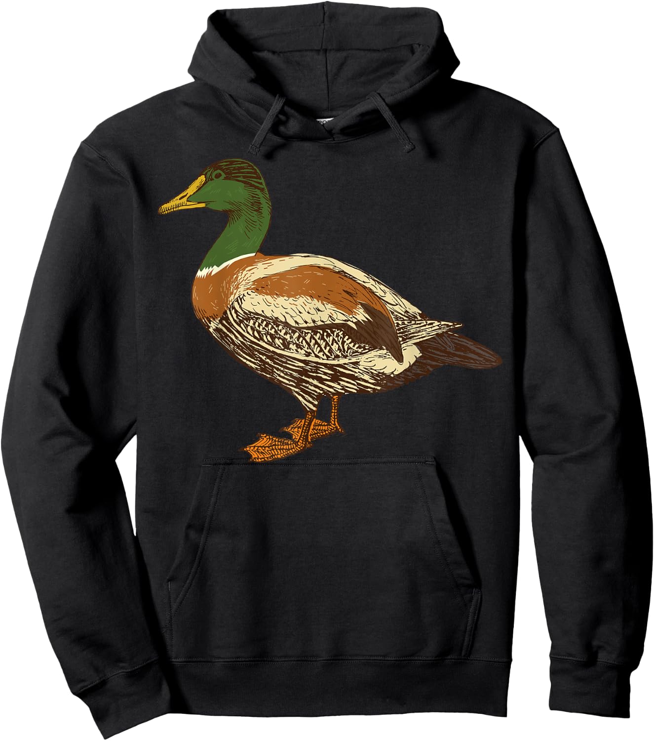Mallard Duck Cute I Love Waterfowl Gift Hoodie - Hoodie | Black