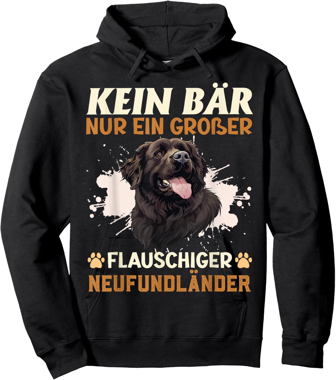 Neufundländer Hund KEIN BÄR NUR EIN GROßER NEUFUNDLÄNDER Hoodie - Hoodie | Black