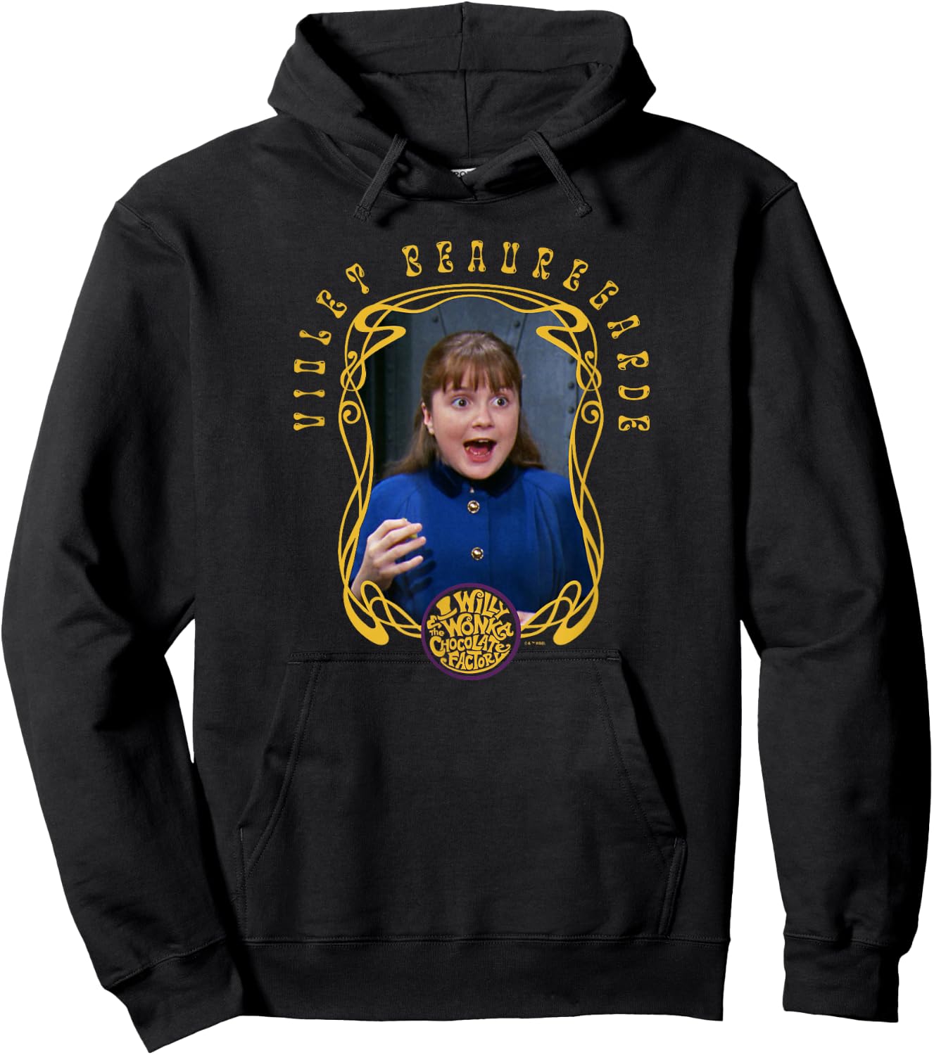 Willy Wonka And The Chocolate Factory Violet Beauregard Shot Hoodie - Hoodie | Black