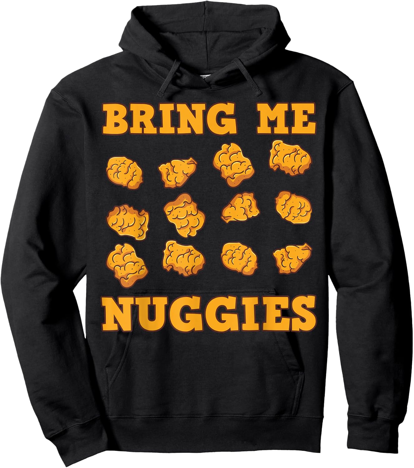 Nuggies Chicken Nugget Fans Nug Eaters Fast Food Lovers Hoodie - Hoodie | Black