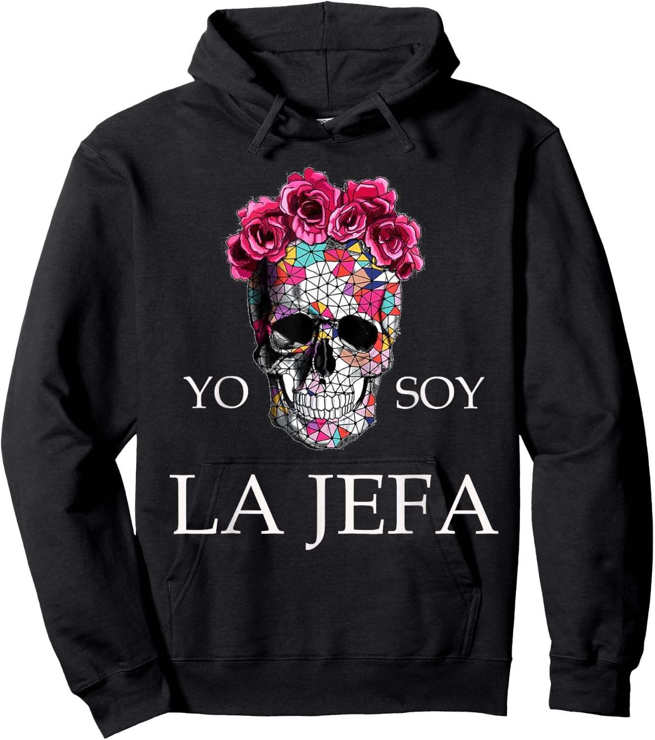yo soy La Jefa camiseta I'm the Boss Woman Spanish Hoodie - Hoodie | Black