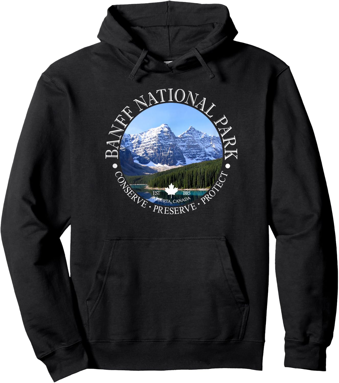 Banff National Park Conservation Gift Hoodie - Hoodie | Black