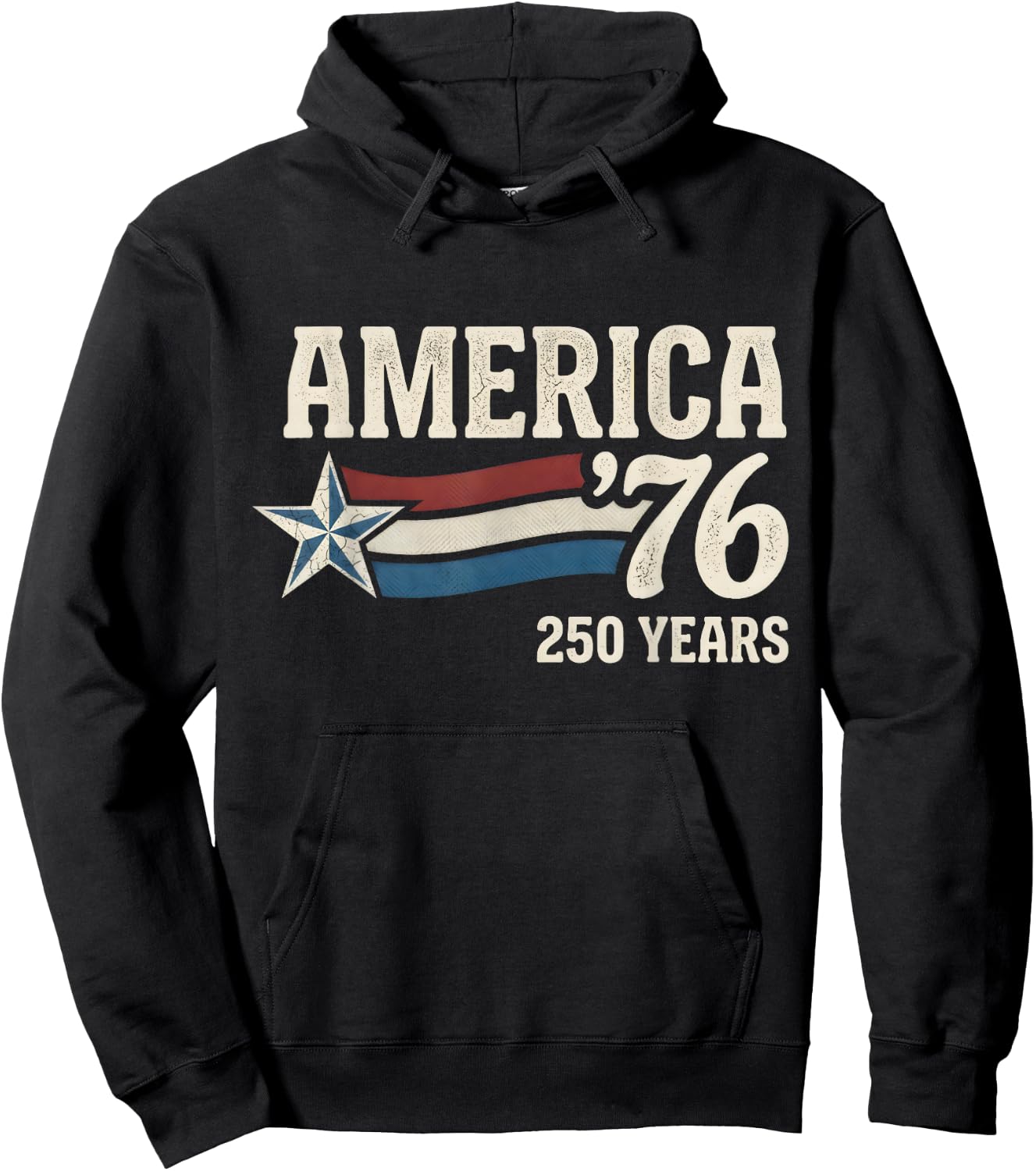 4th July Independence Day 250 Years American 1776 2026 250th Hoodie - Hoodie | Black