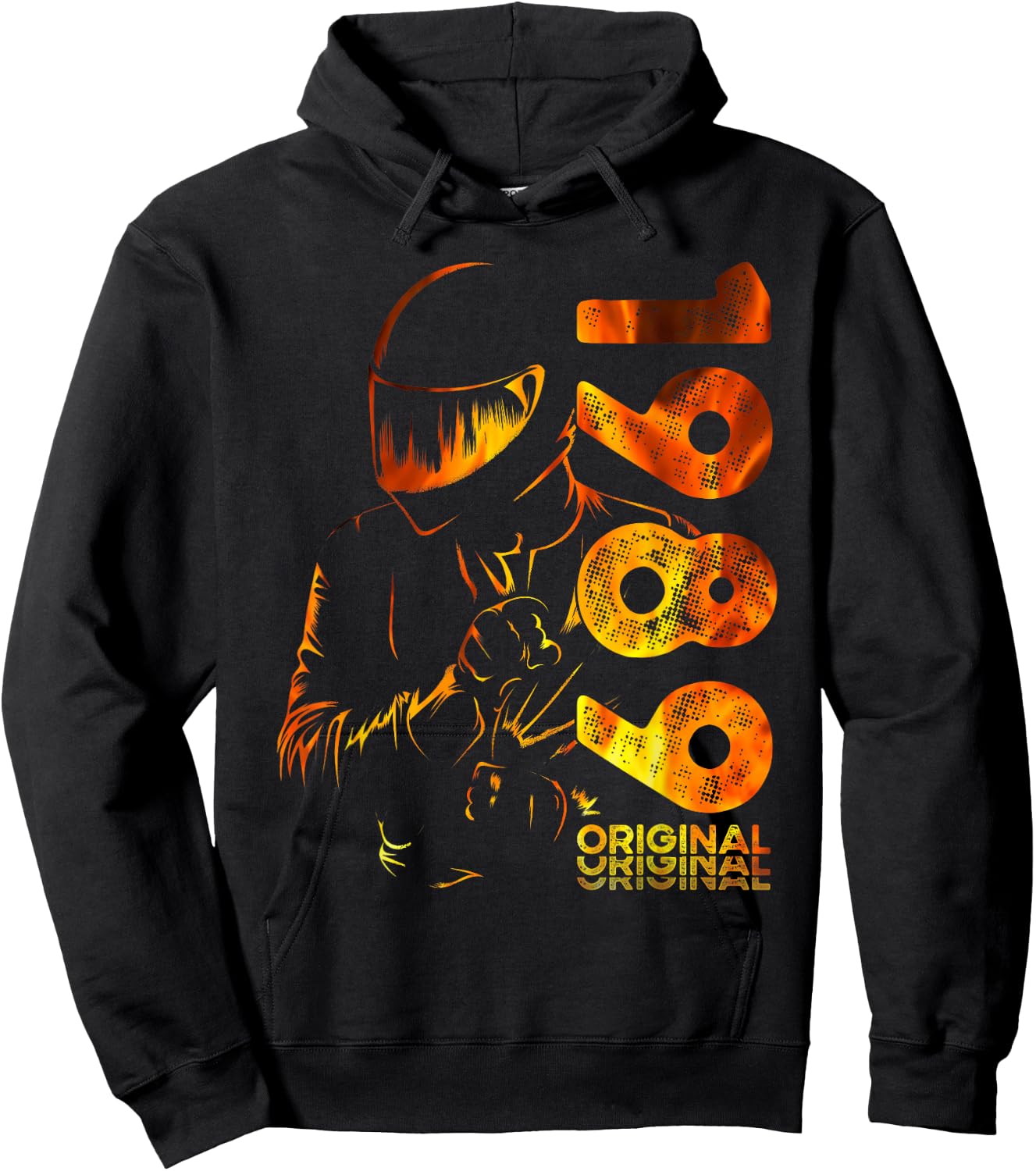 36e Anniversaire Homme Moto Motard Biker 1989 Hoodie - Hoodie | Black