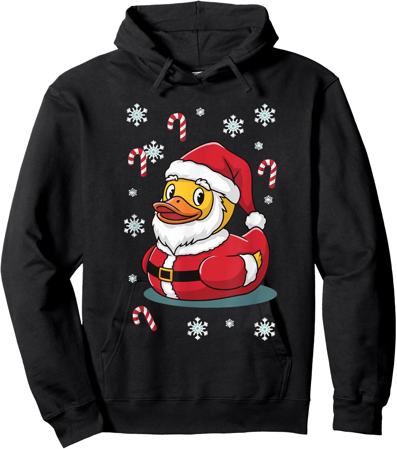 Rubber Duck Christmas Hoodie - Hoodie | Black