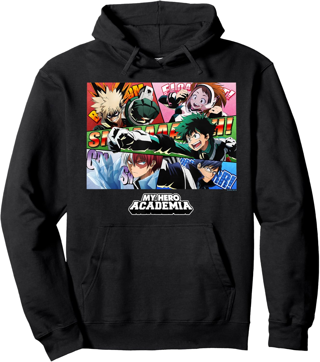 Ripple Junction x My Hero Academia Class 1-A Group Anime , black Hoodie - Hoodie | Black