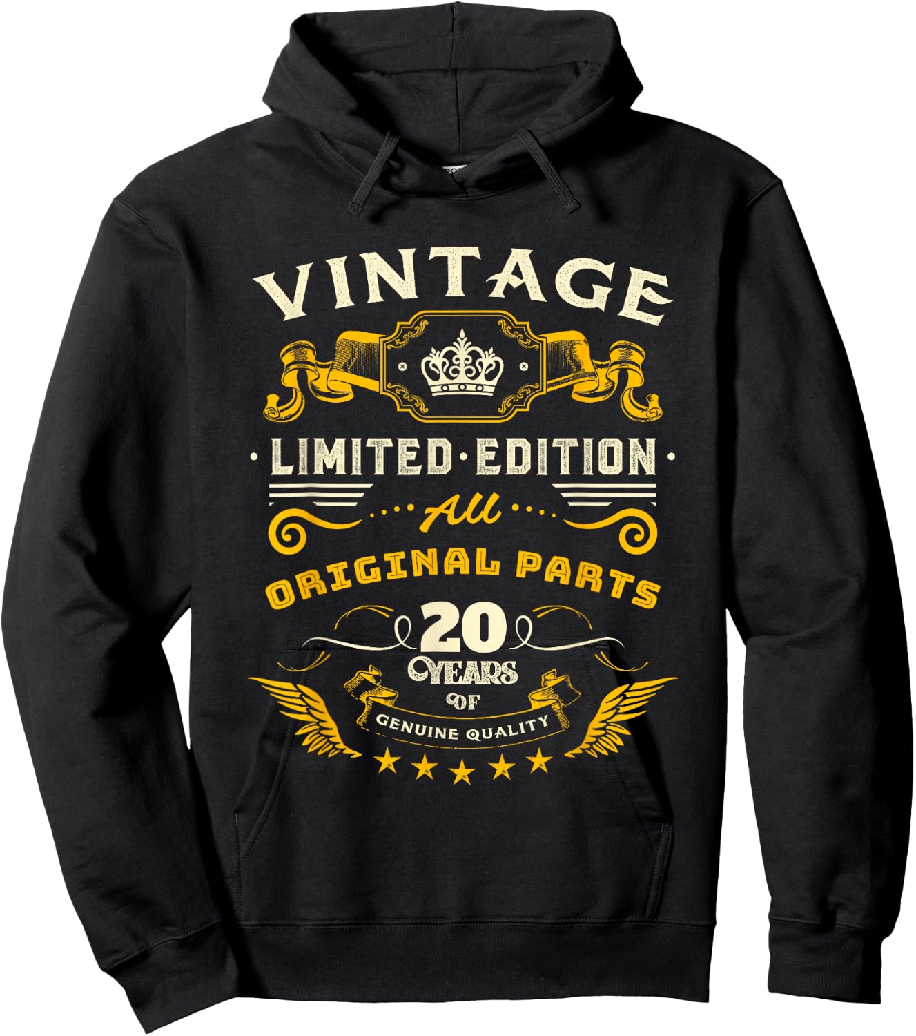 Vintage 2003 Limited Edition 20 Year Old Gifts 20th Birthday Hoodie - Hoodie | Black