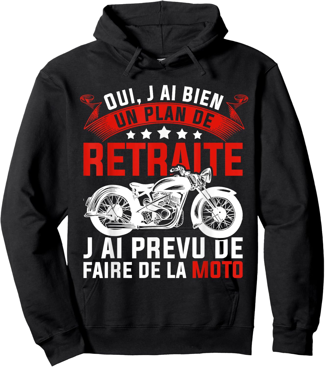 Biker Men's Motorcycle Gift Motorcycle Biker , Black Hoodie - Hoodie | Black