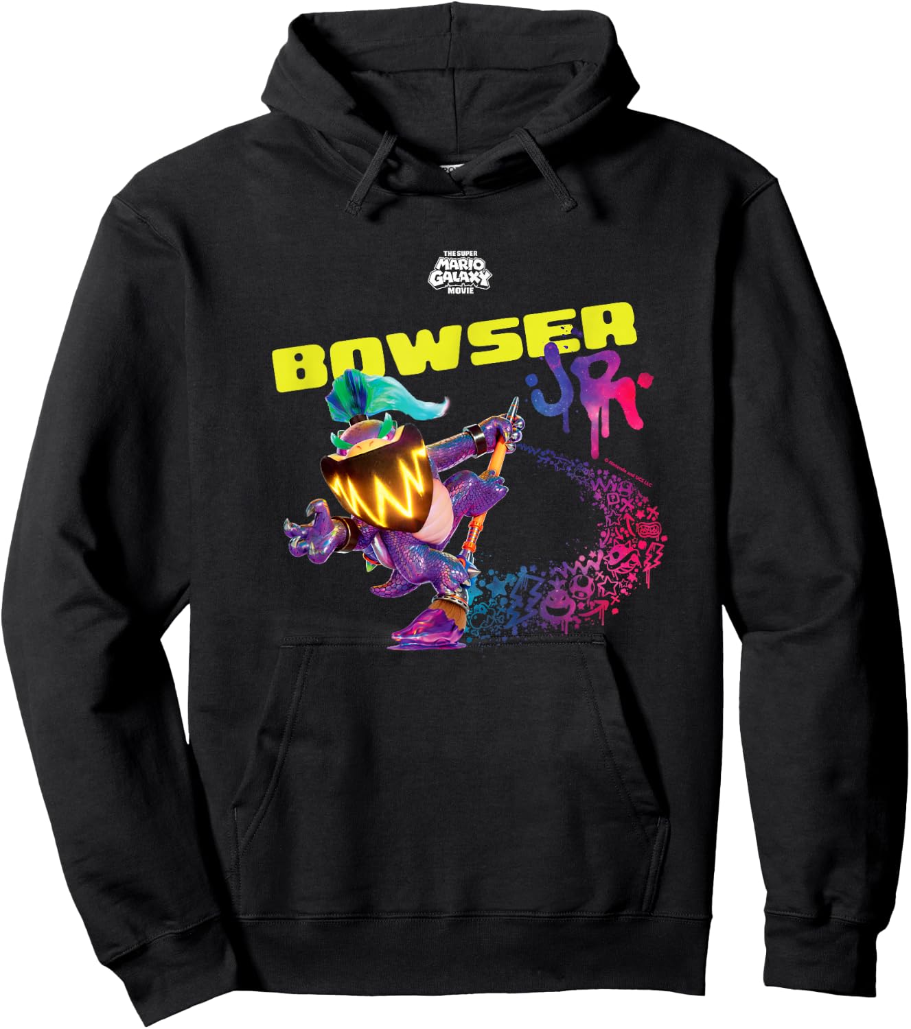 The Super Mario Galaxy Movie Wonder Bowser Jr. Hoodie - Hoodie | Black