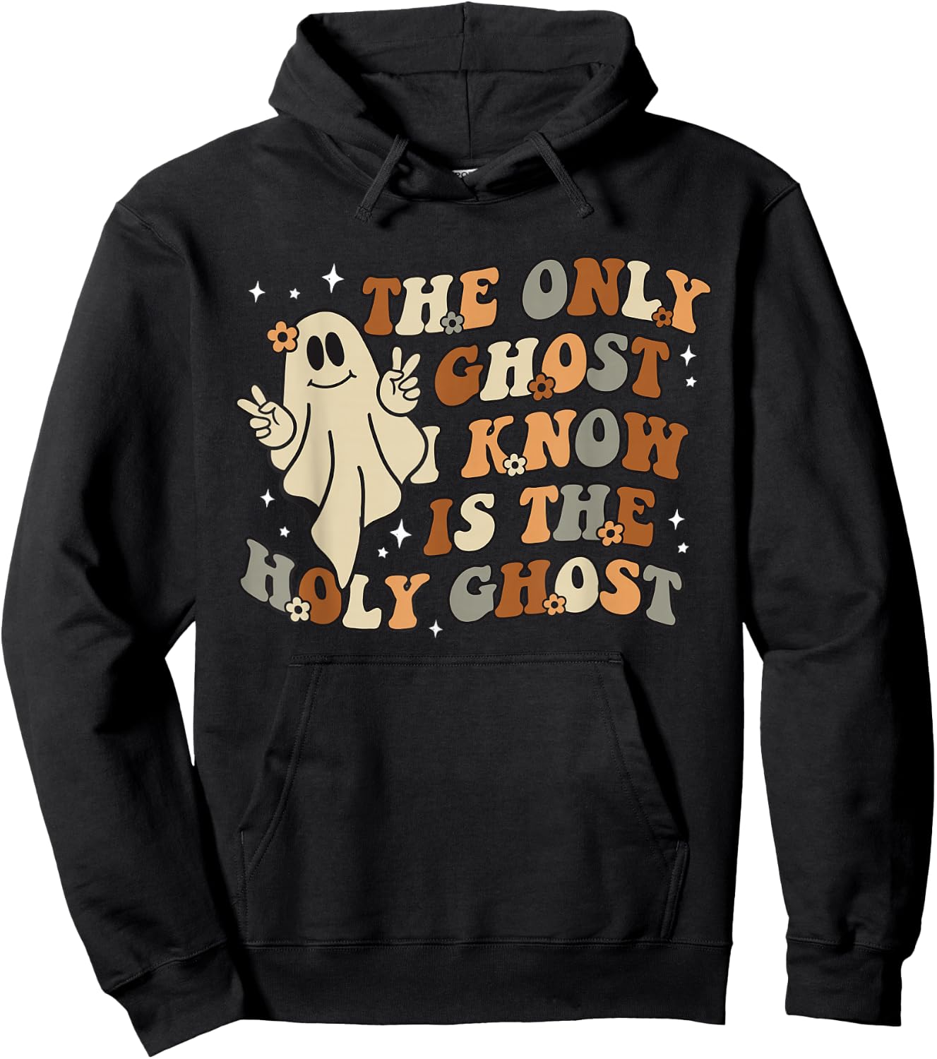 The Only Ghost I Know Is The Holy Ghost Hoodie - Hoodie | Black