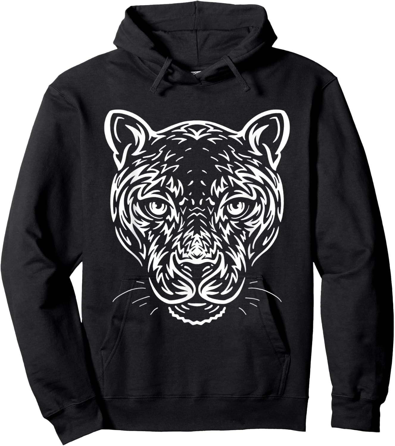 White Panther Hoodie - Hoodie | Black