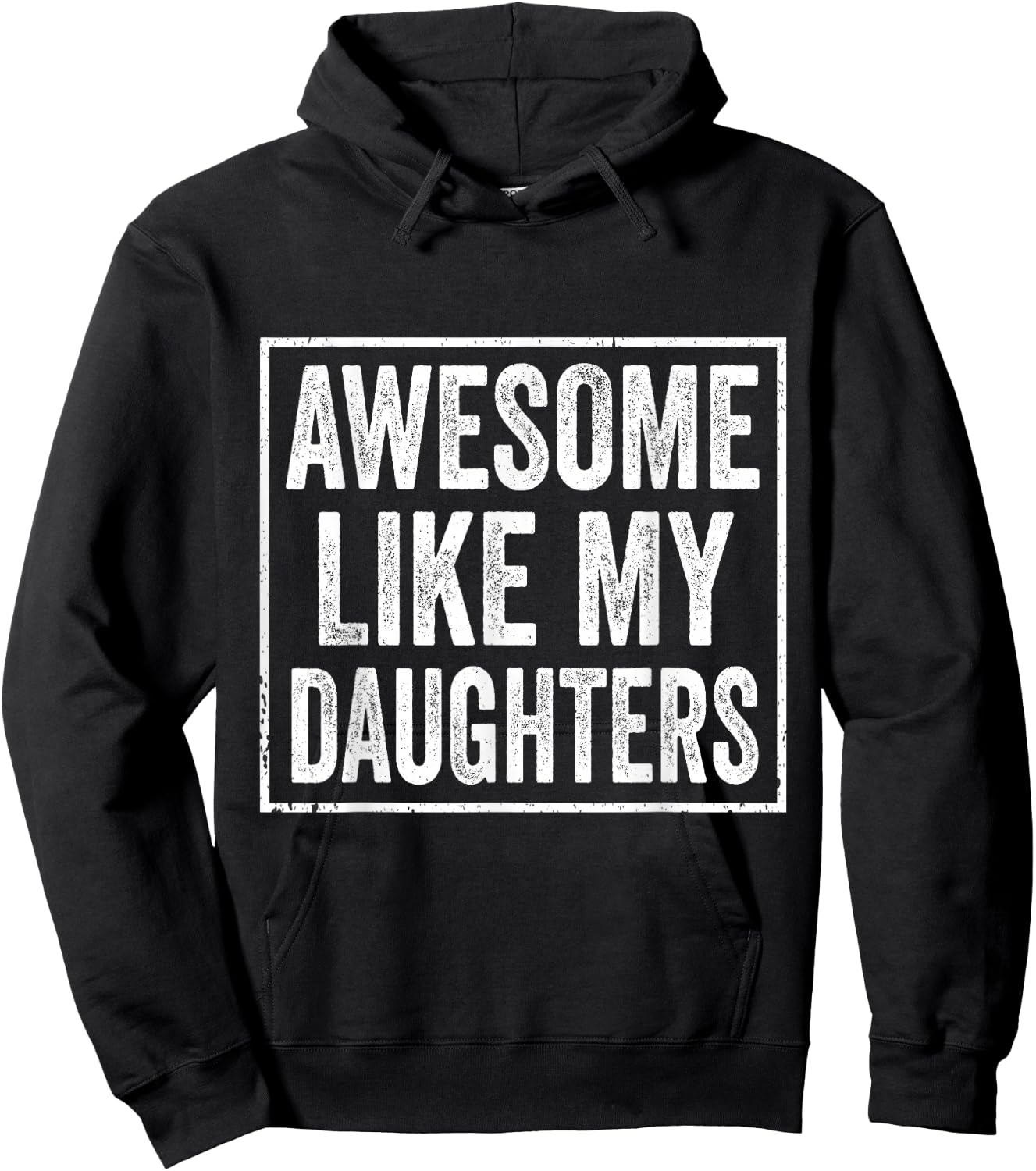 Awesome Like My Daughter Funny Dad from Daughter Fathers Day Hoodie - Hoodie | Black