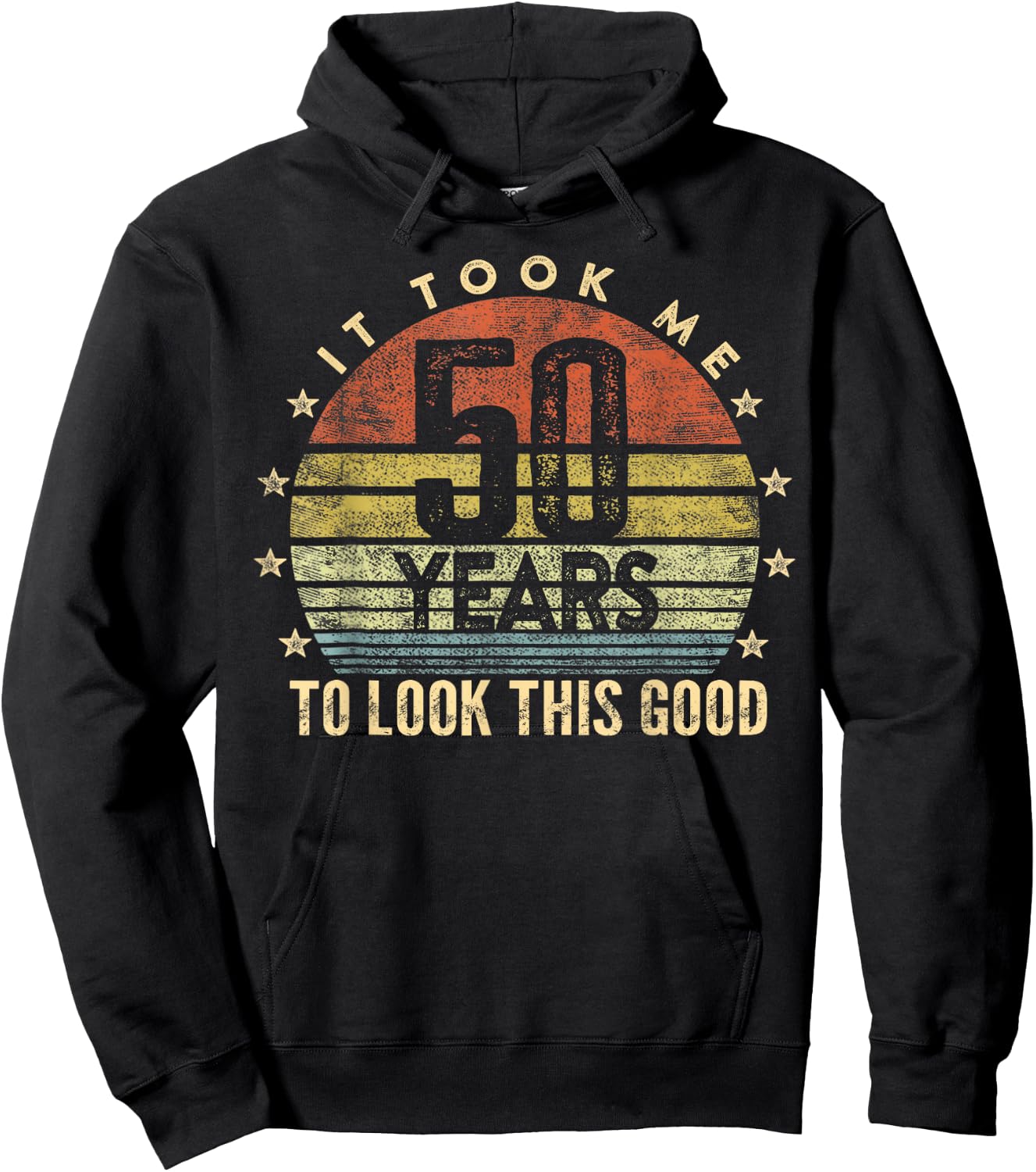 It Took Me 50 years To Look This Good Birthday Party Hoodie - Hoodie | Black