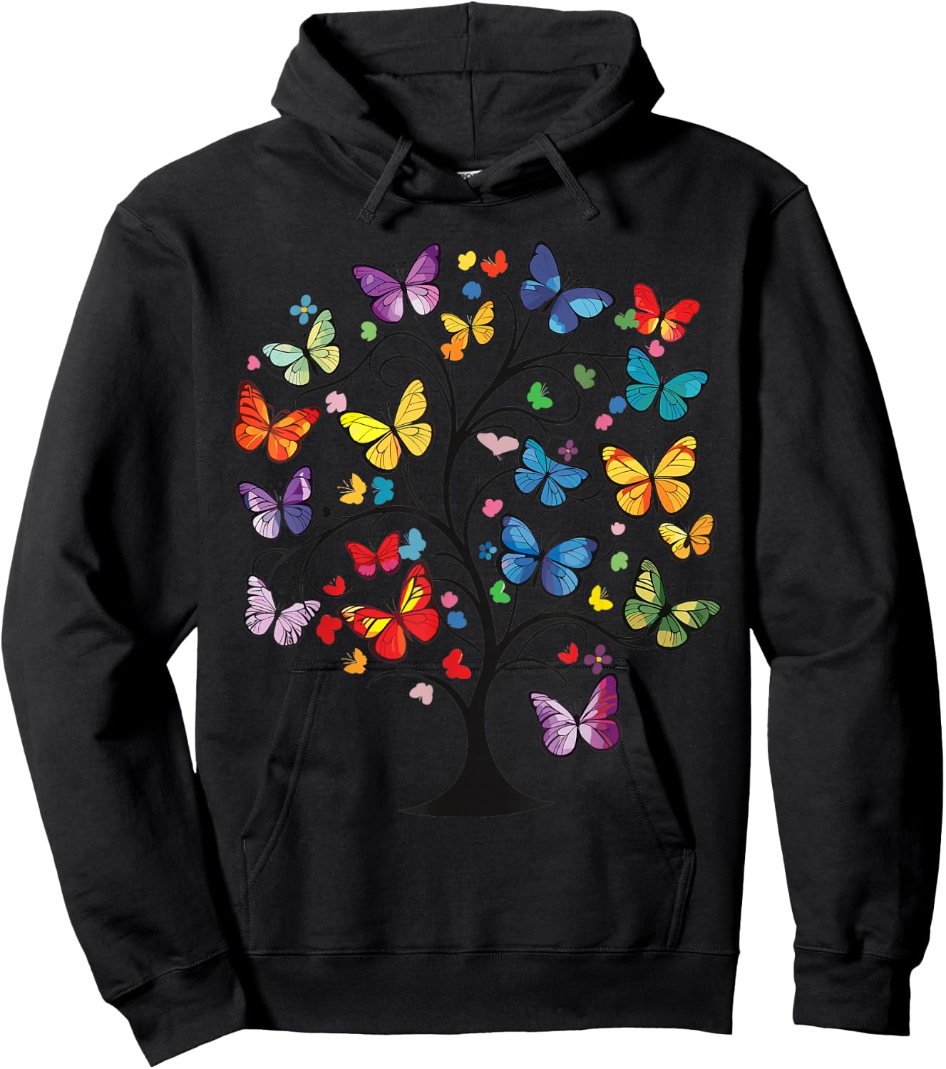 Butterfly tree Hoodie - Hoodie | Black
