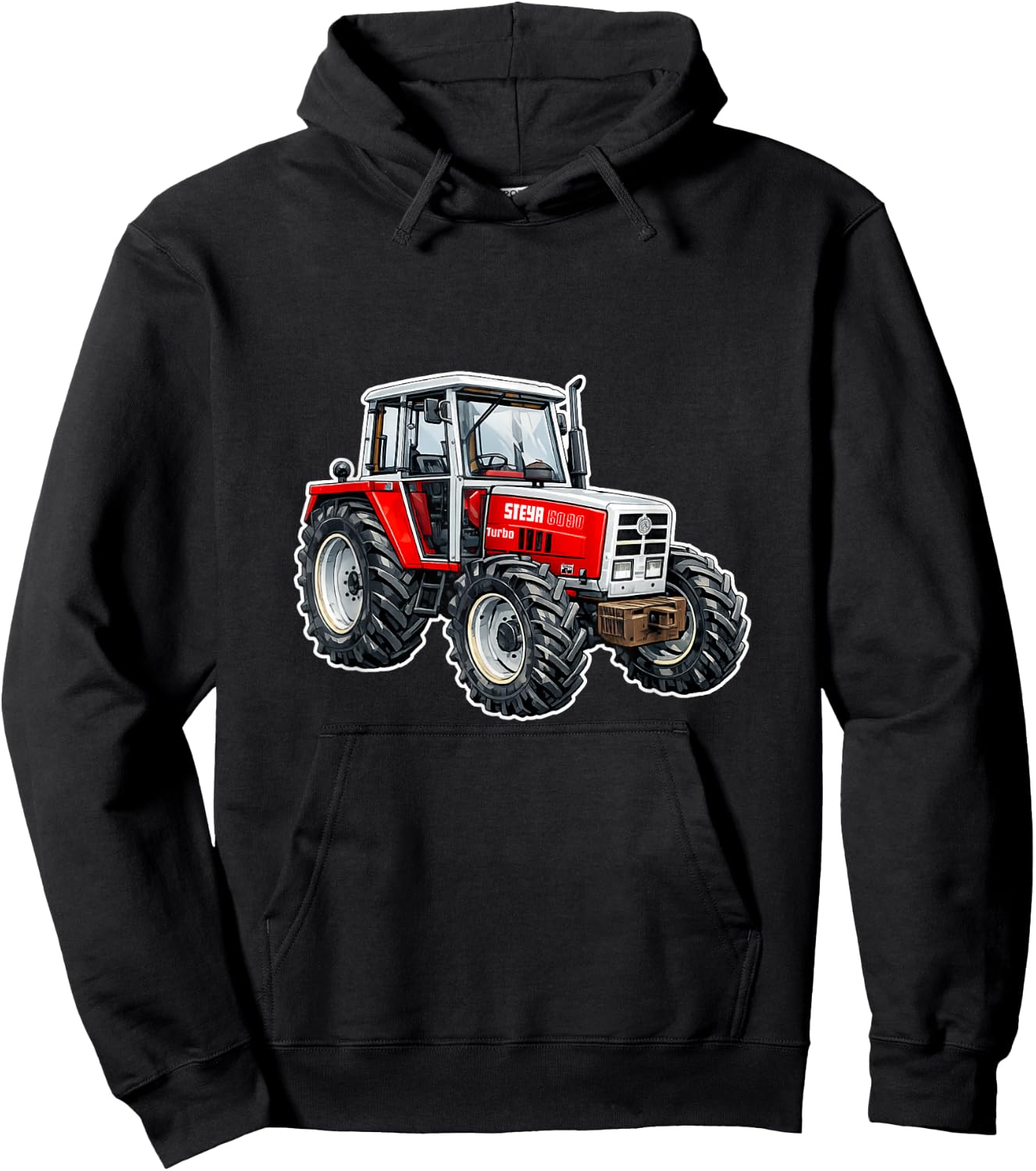 Steyr Austria Laster Landwirtschaft Trecker 8090 Traktor Hoodie - Hoodie | Black