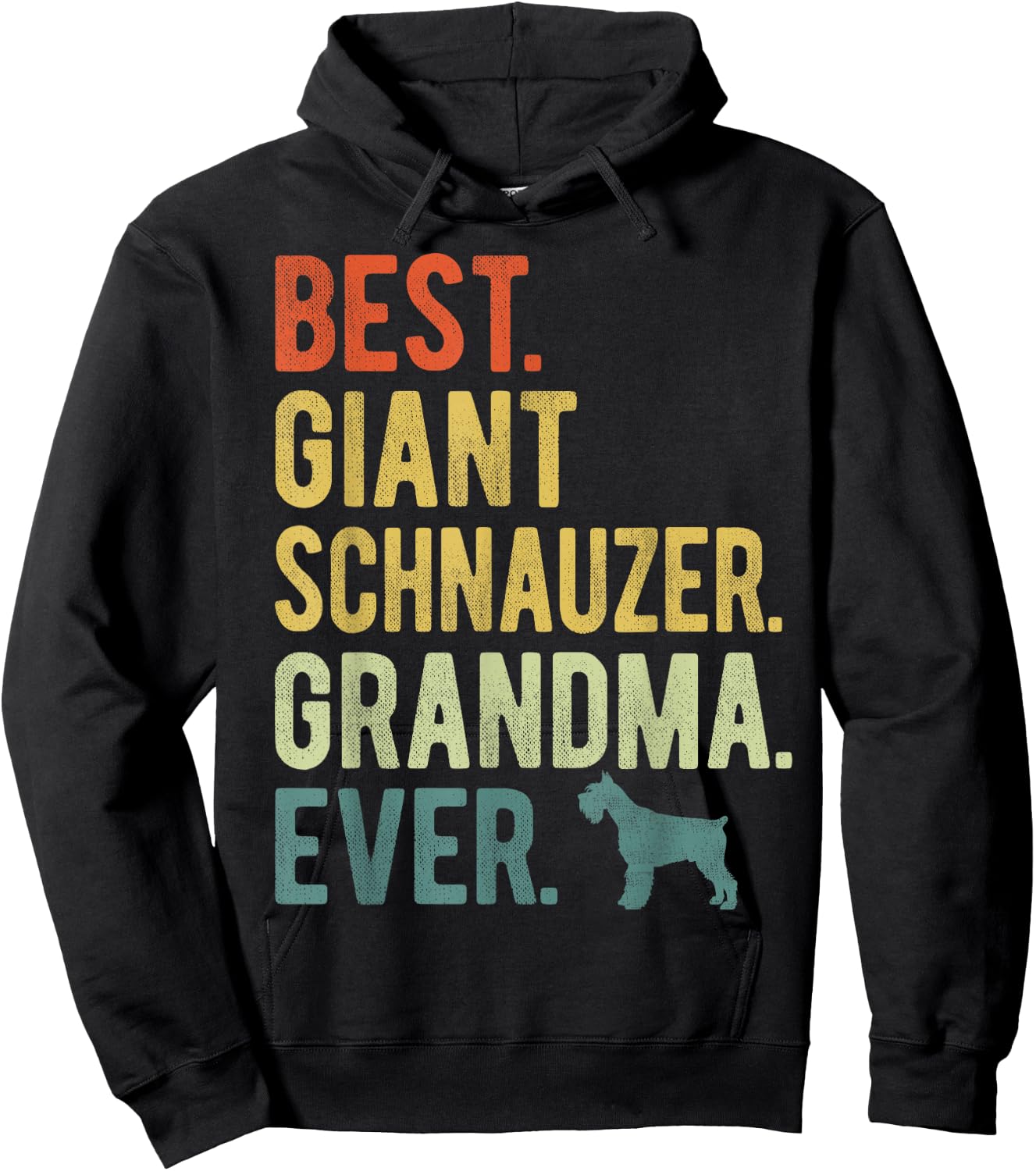 Best Giant Schnauzer Grandma Ever Dog Lovers Mother's Day Women Hoodie - Hoodie | Black
