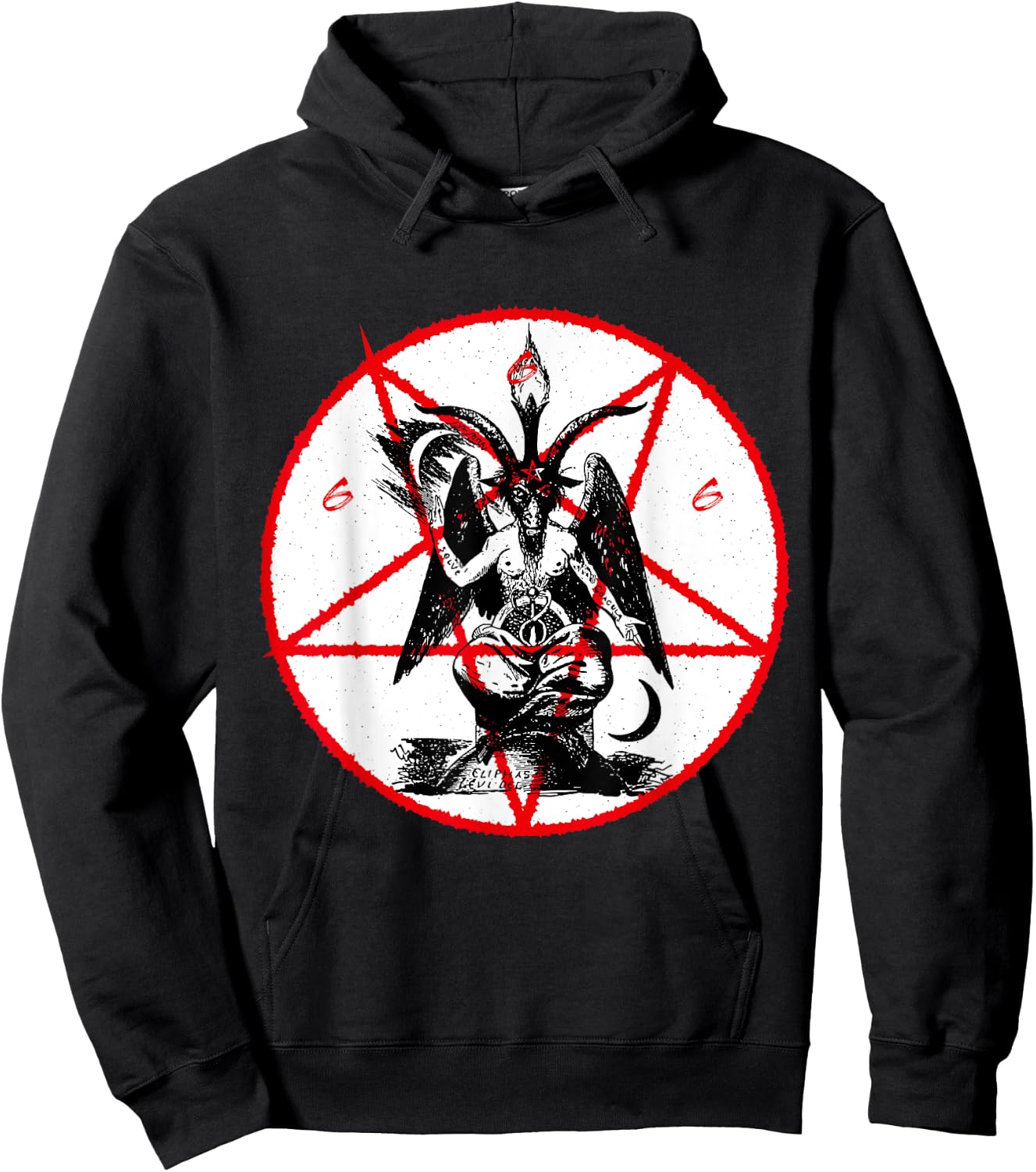 Dark Goat Baphomet - Satanic Lucifer Beelzebub Shirt Hoodie - Hoodie | Black
