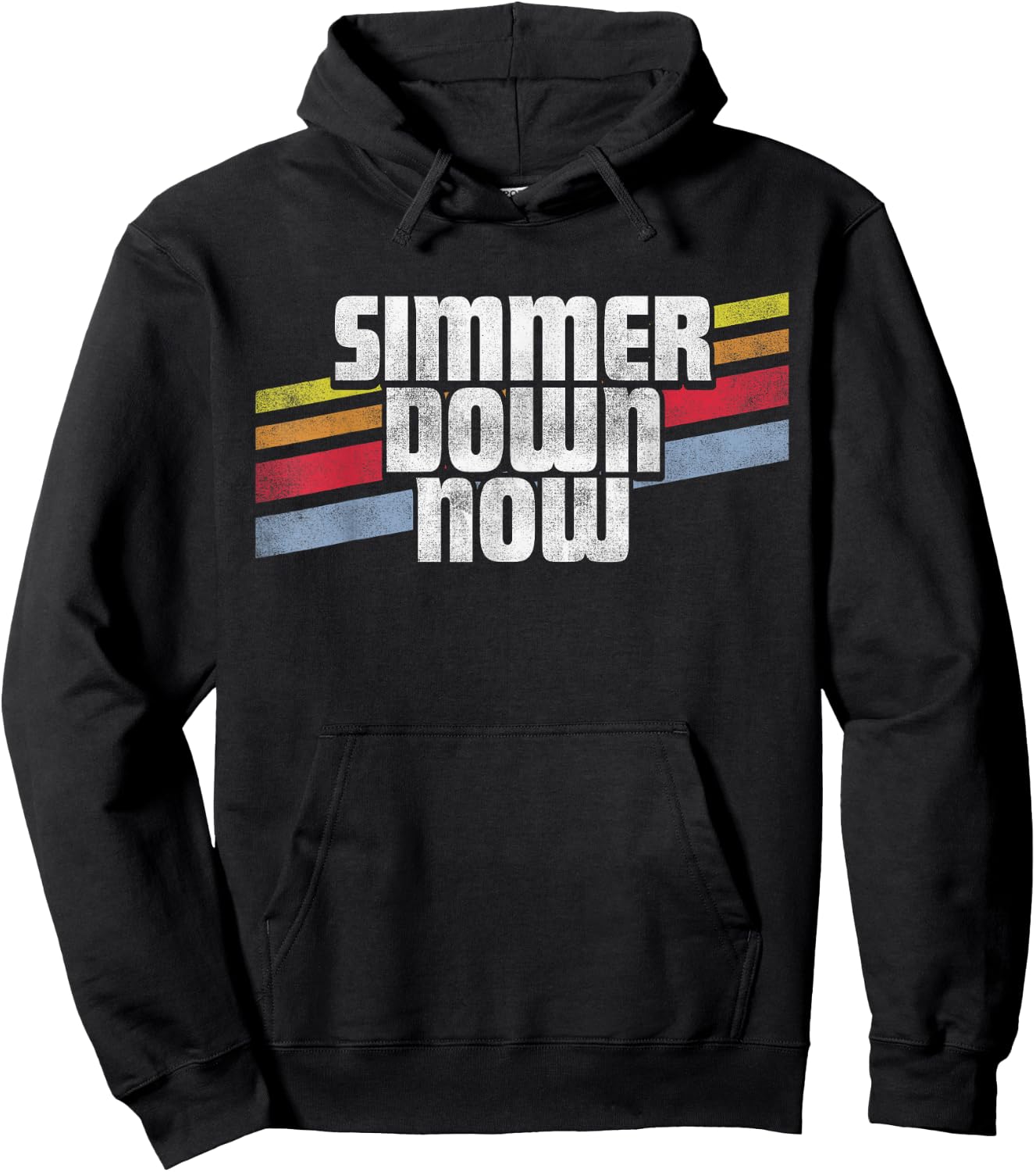 Simmer Down Now Funny Sayings Sarcastic Humor Joke Gag Gift Hoodie - Hoodie | Black