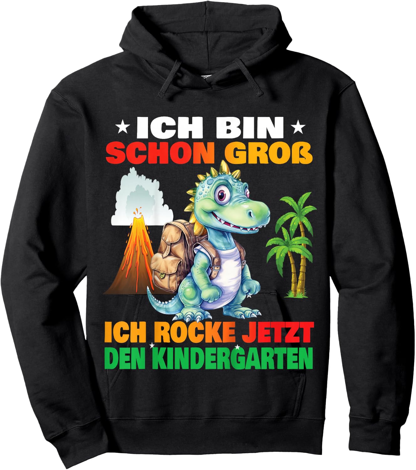 Kindergartenkind 2025 Kita Start Anfang Kindergarten Jungs Hoodie - Hoodie | Black