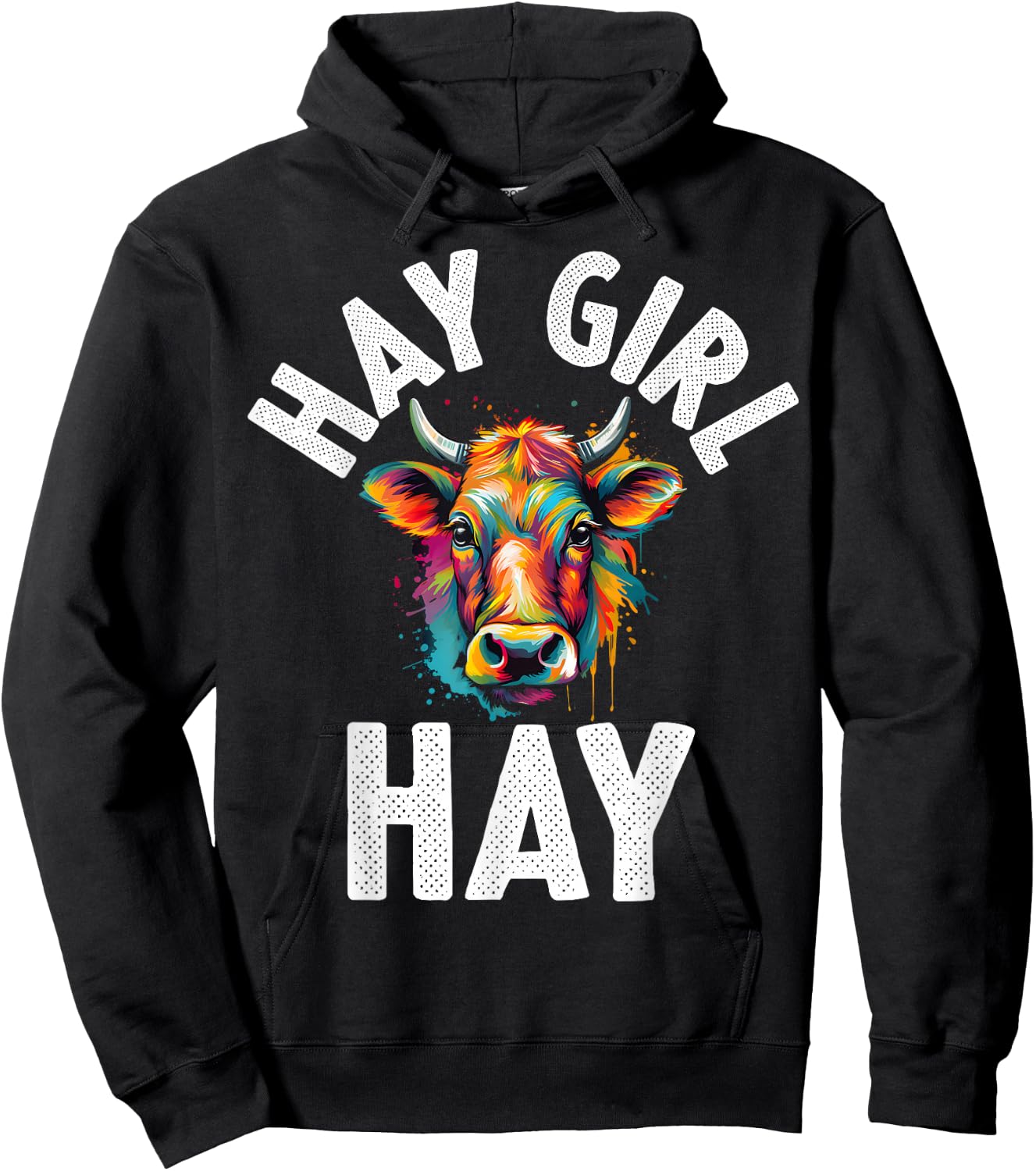 Hay Girl Hay Hoodie - Hoodie | Black
