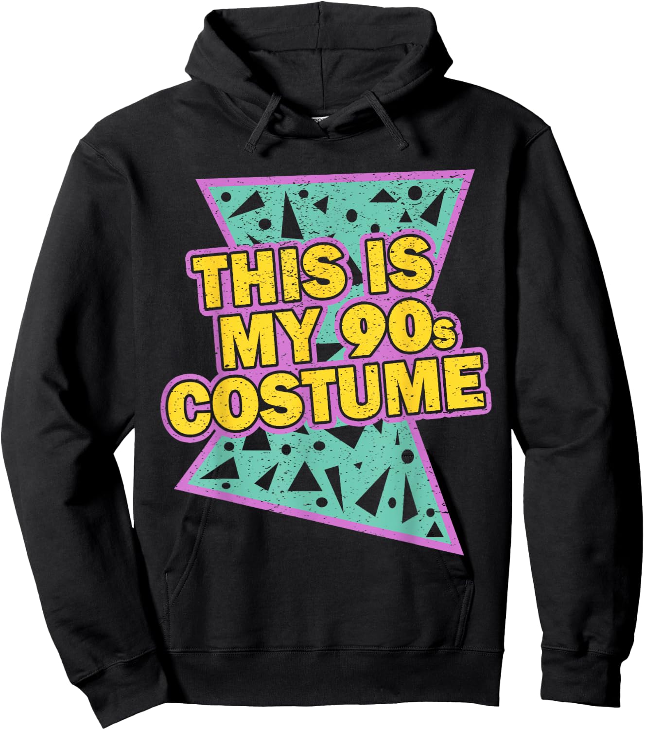 This Is My 90-s Costume 80's 90's Party Hoodie - Hoodie | Black